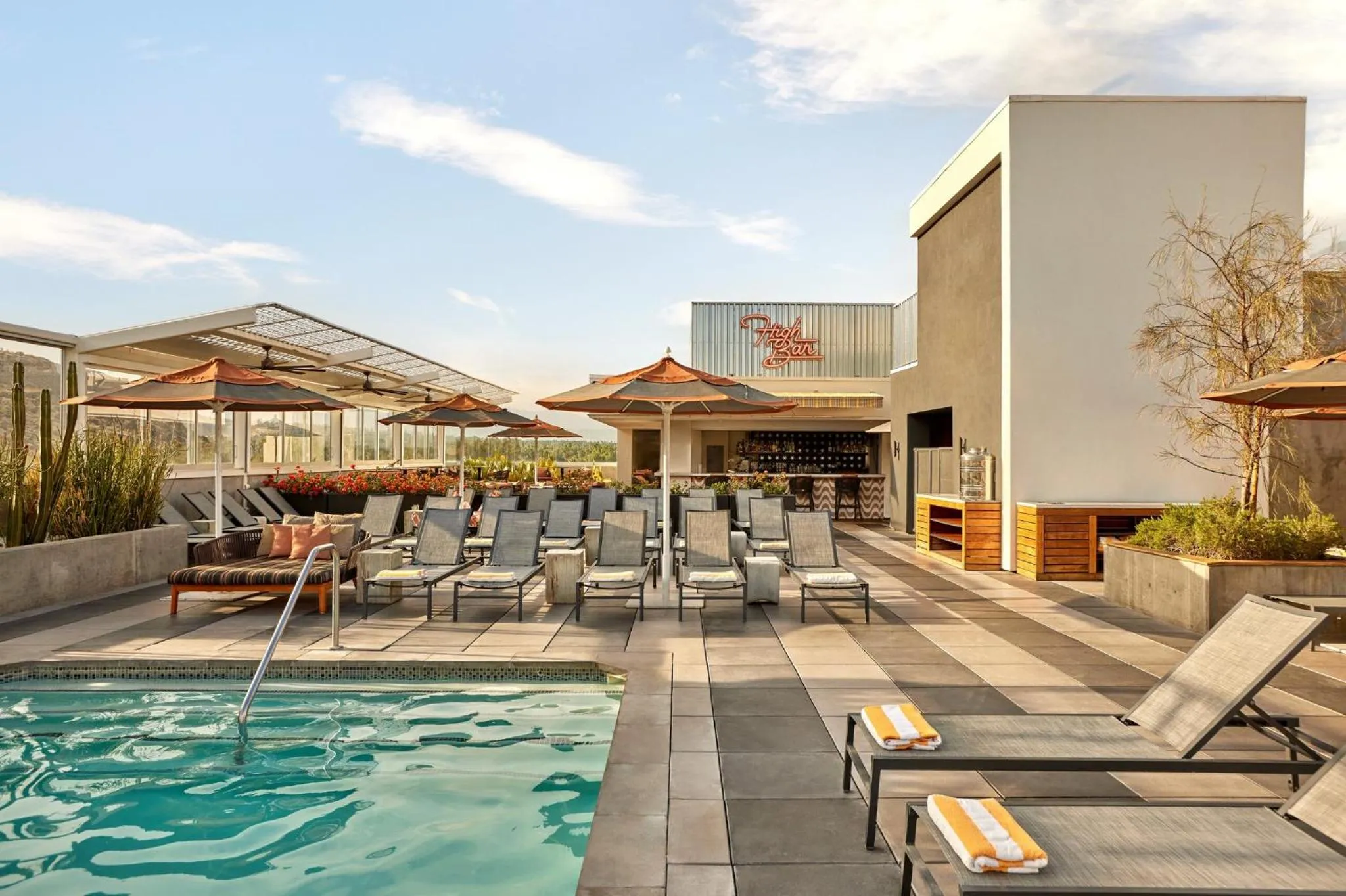 Swimming pool in Kimpton Rowan Palm Springs Hotel by IHG