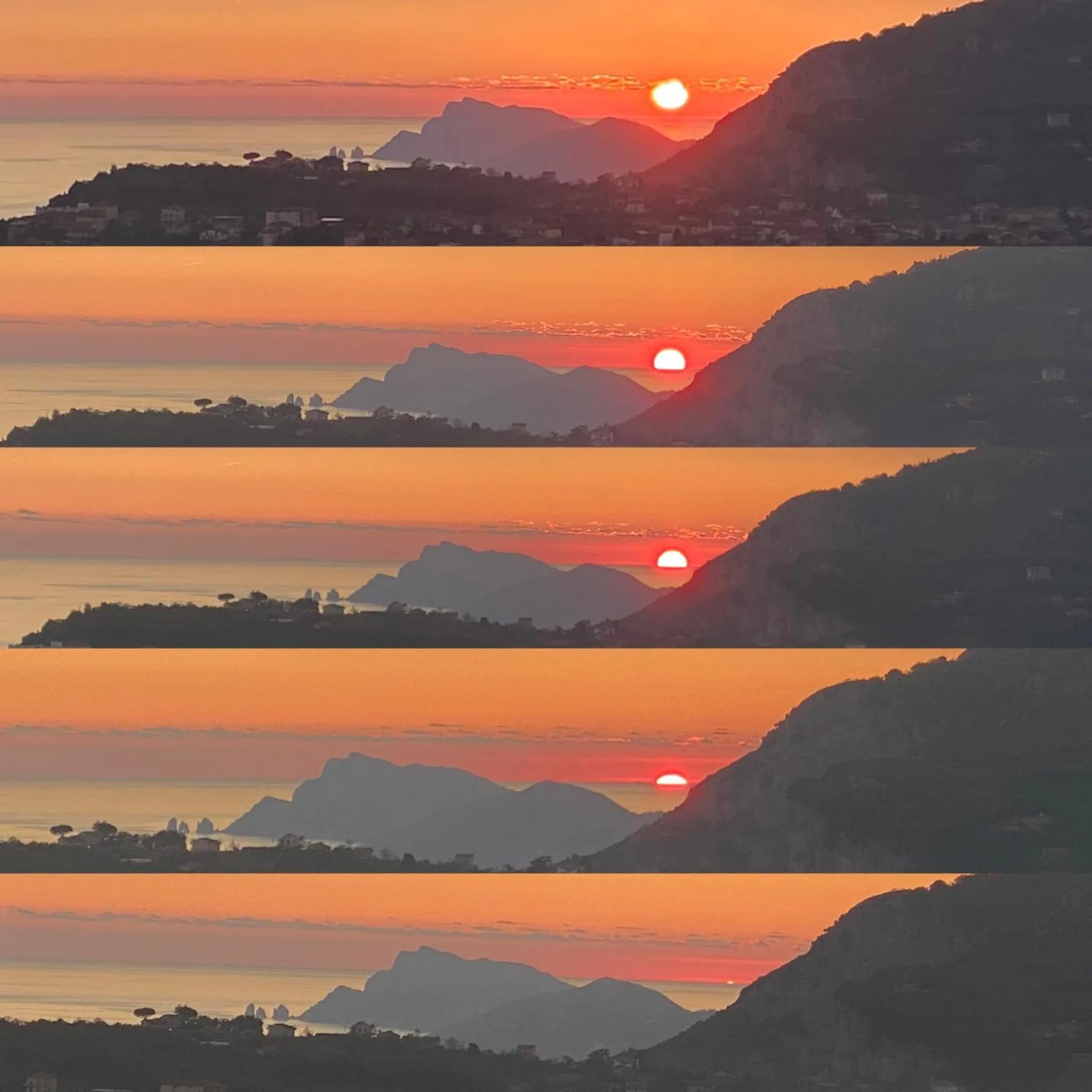 Sea view in B&B Villa Reginella