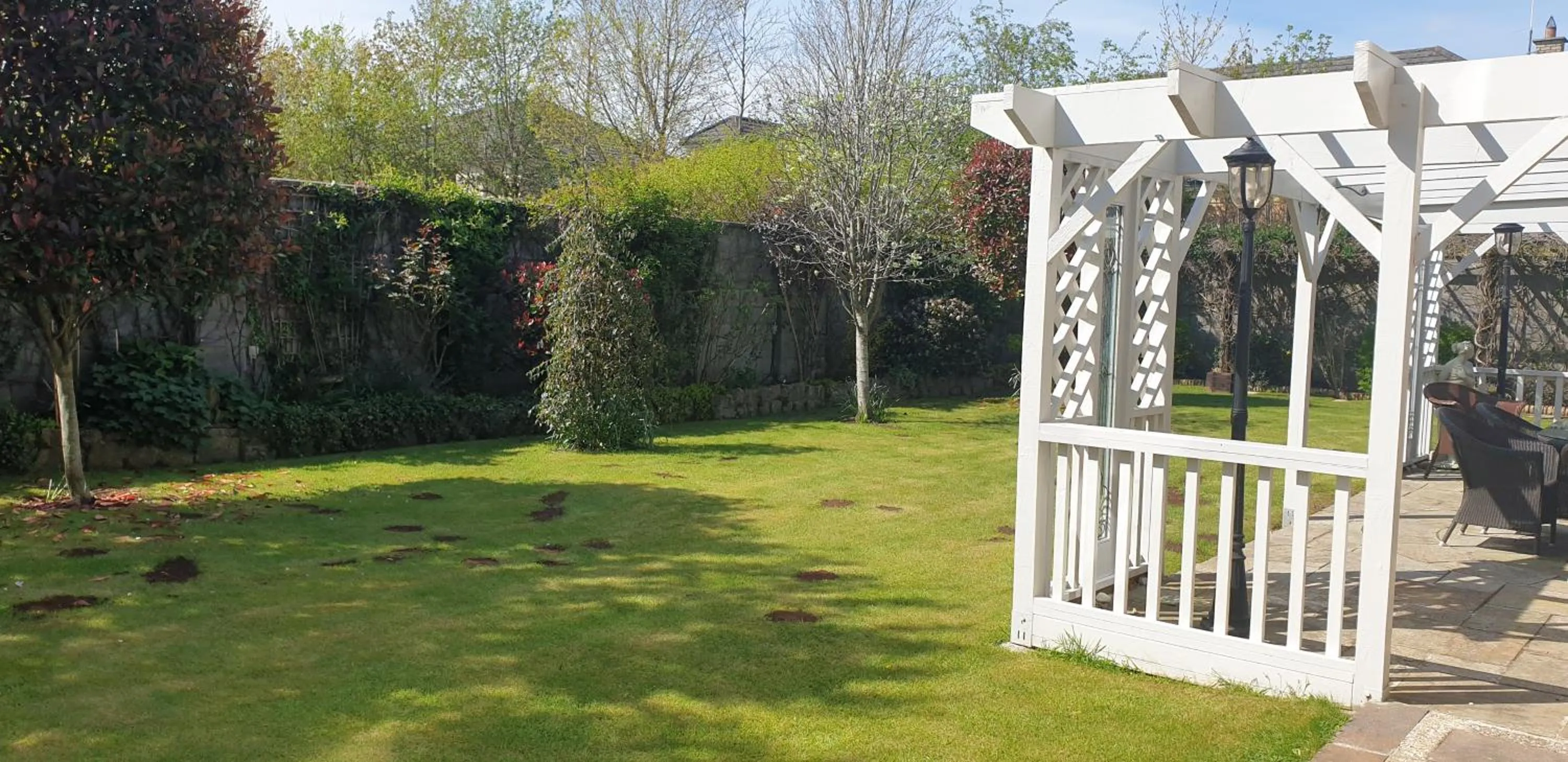 Garden view in Knightsbrook Guesthouse