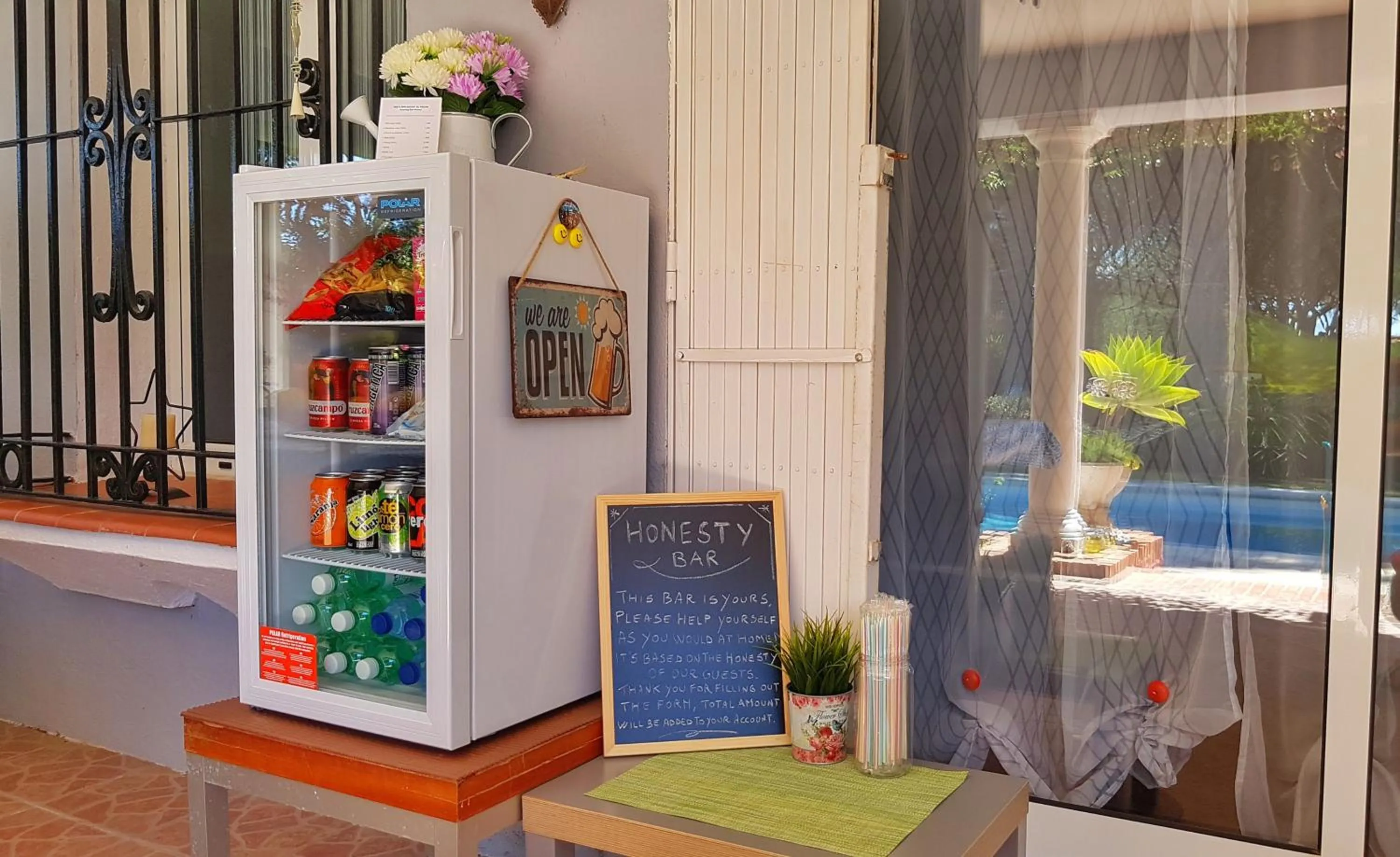 Patio in El Nácar Bed & Breakfast