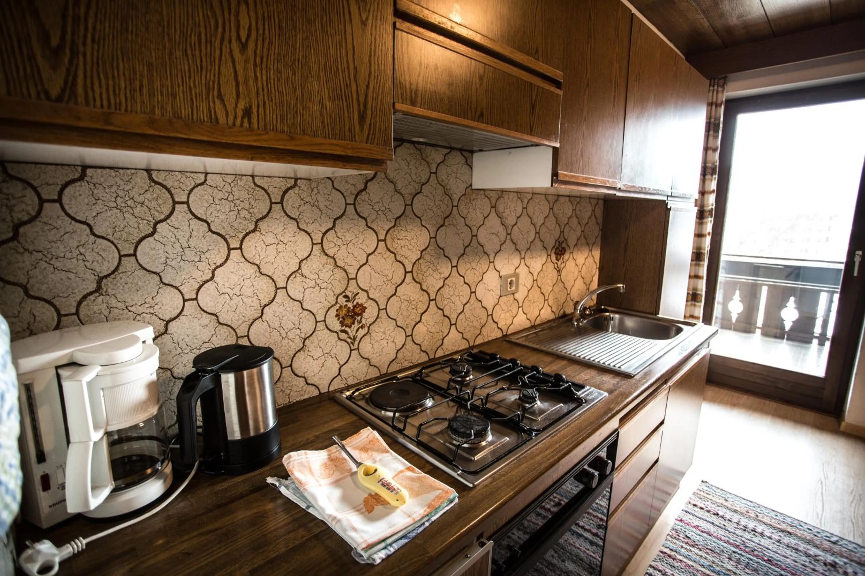 Kitchen or kitchenette in Residence Rienz