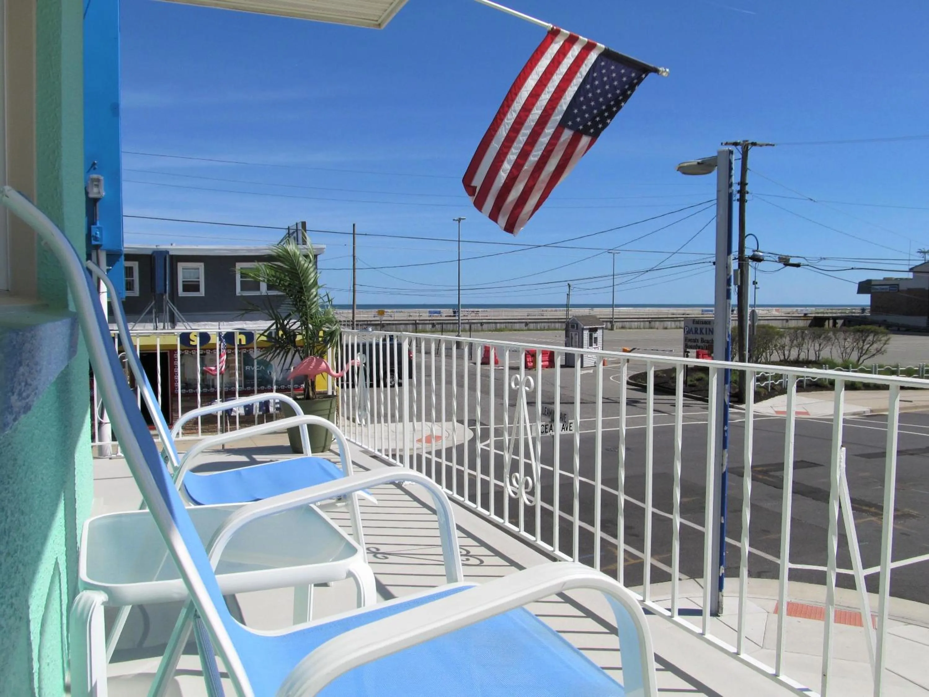 Balcony/Terrace in Rus Mar Motel Wildwood Beach & Boardwalk