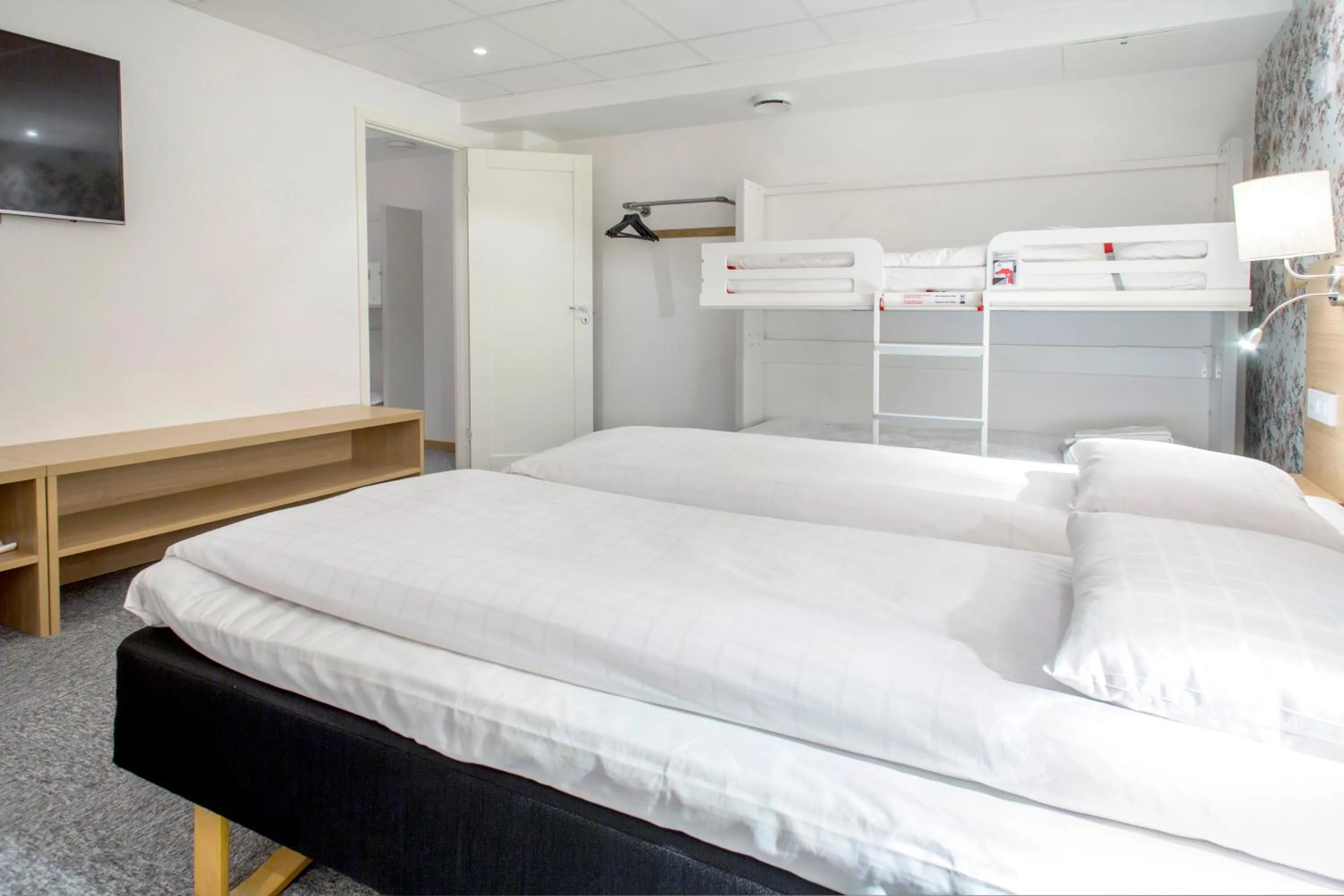 Bed in First Hotel Dragonen