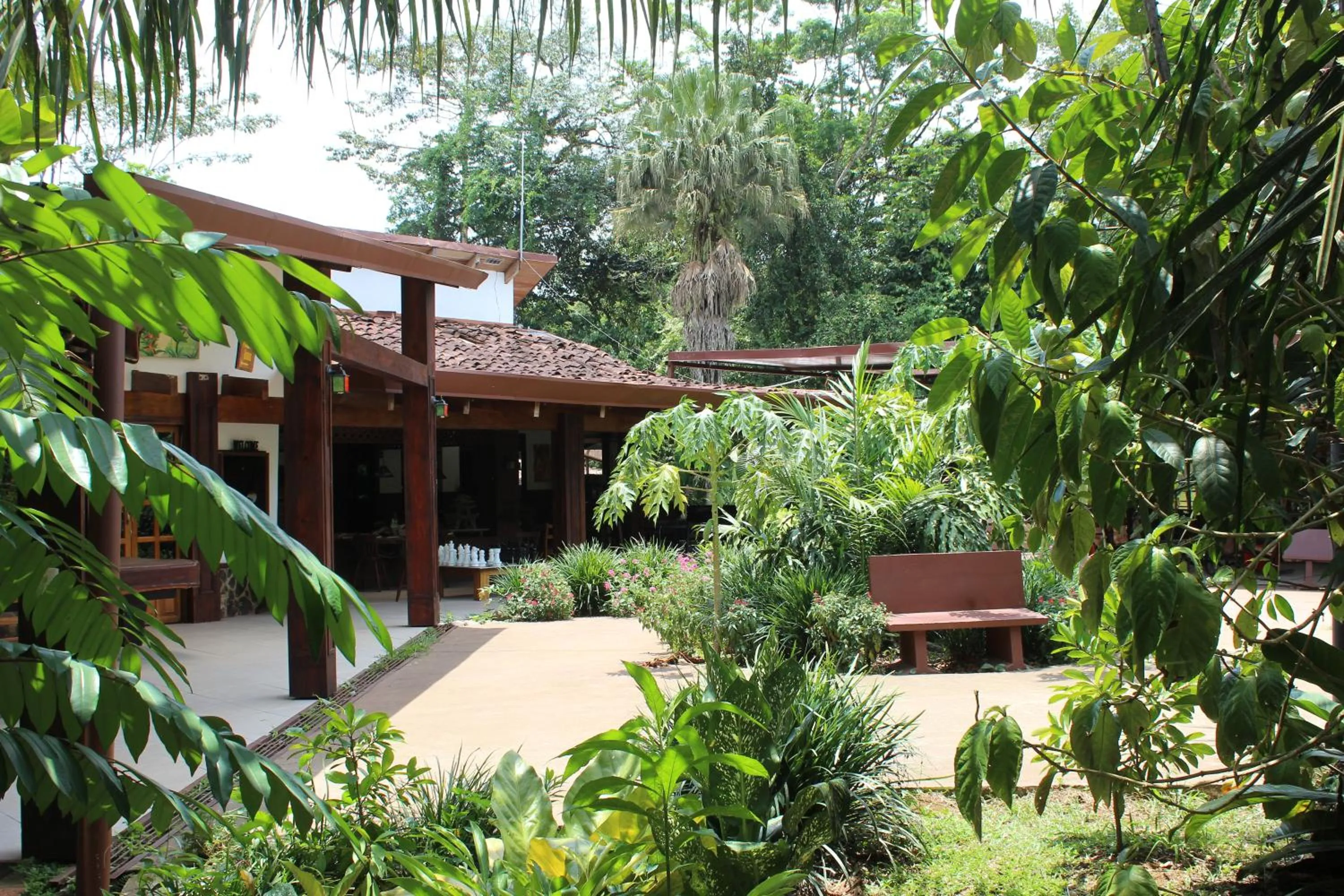 Patio in La Quinta Sarapiqui Lodge