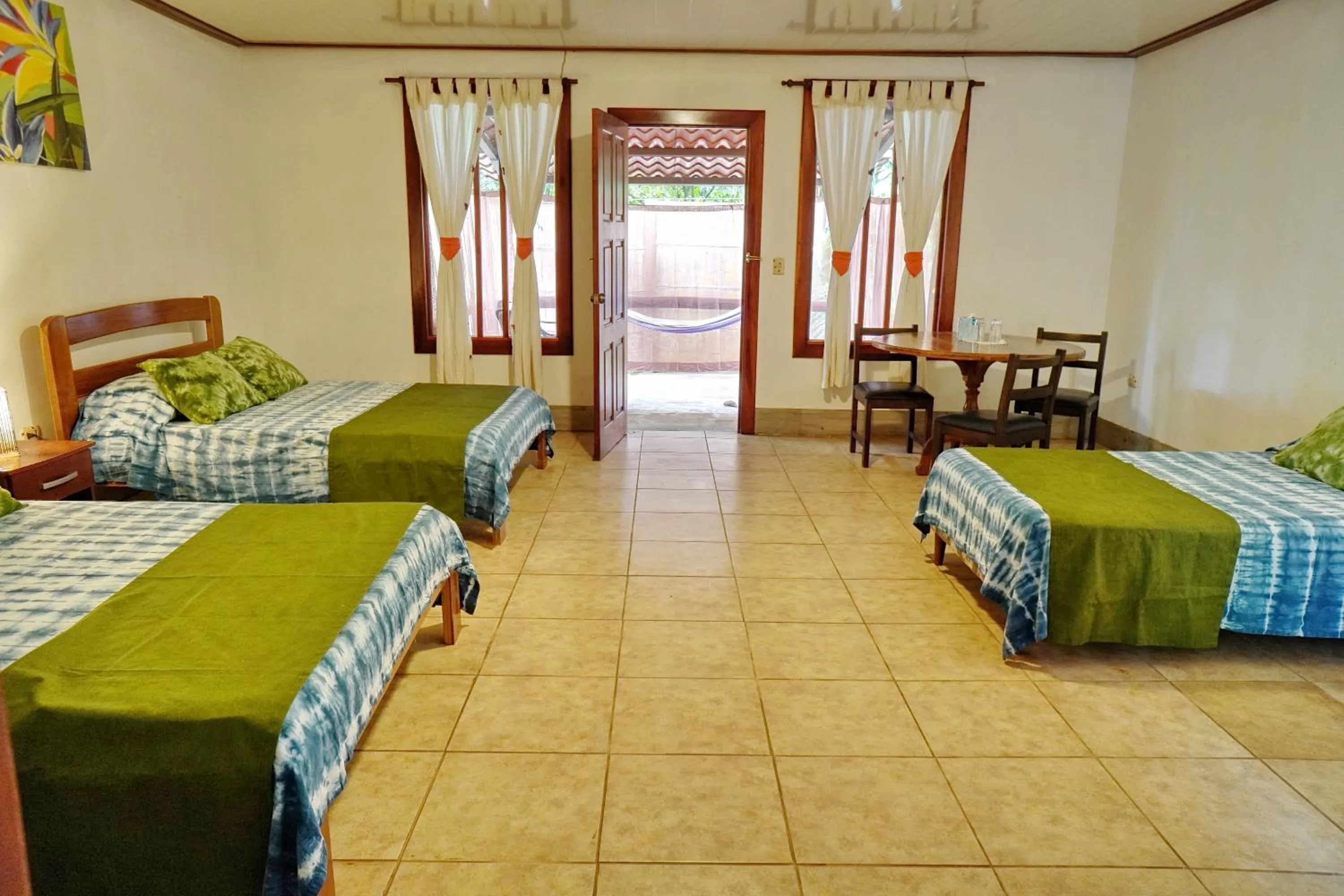 Bed in La Quinta Sarapiqui Lodge