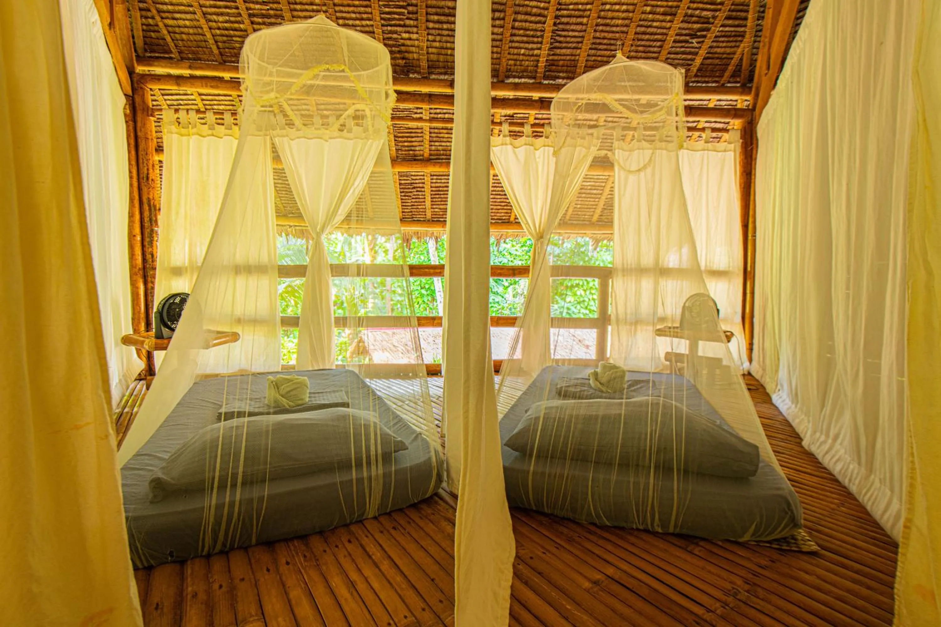 Bed in Water to Forest Ecolodge