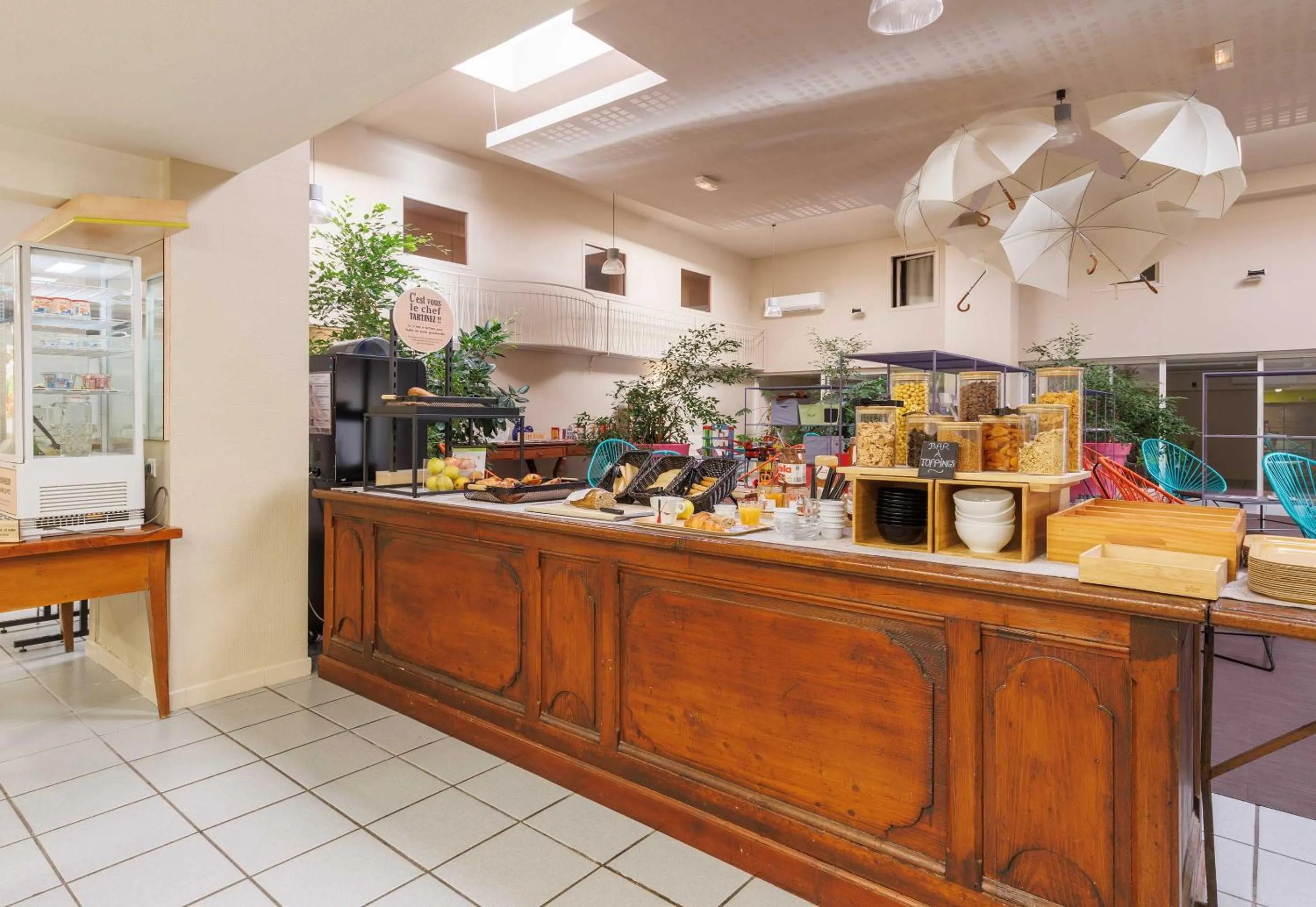 Buffet breakfast in B&B HOTEL Aurillac Le Lioran