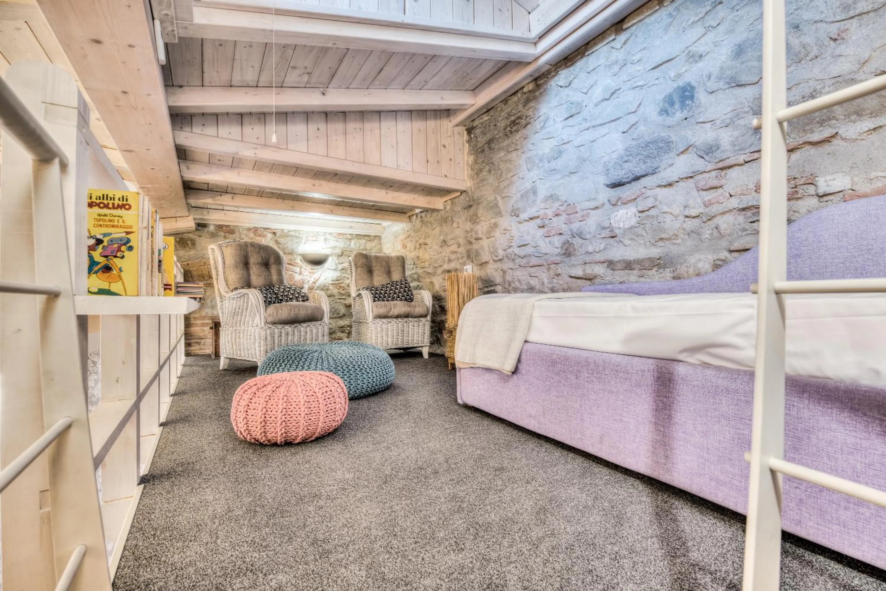 Bedroom, Bed in Giglio Apartments by Mmega