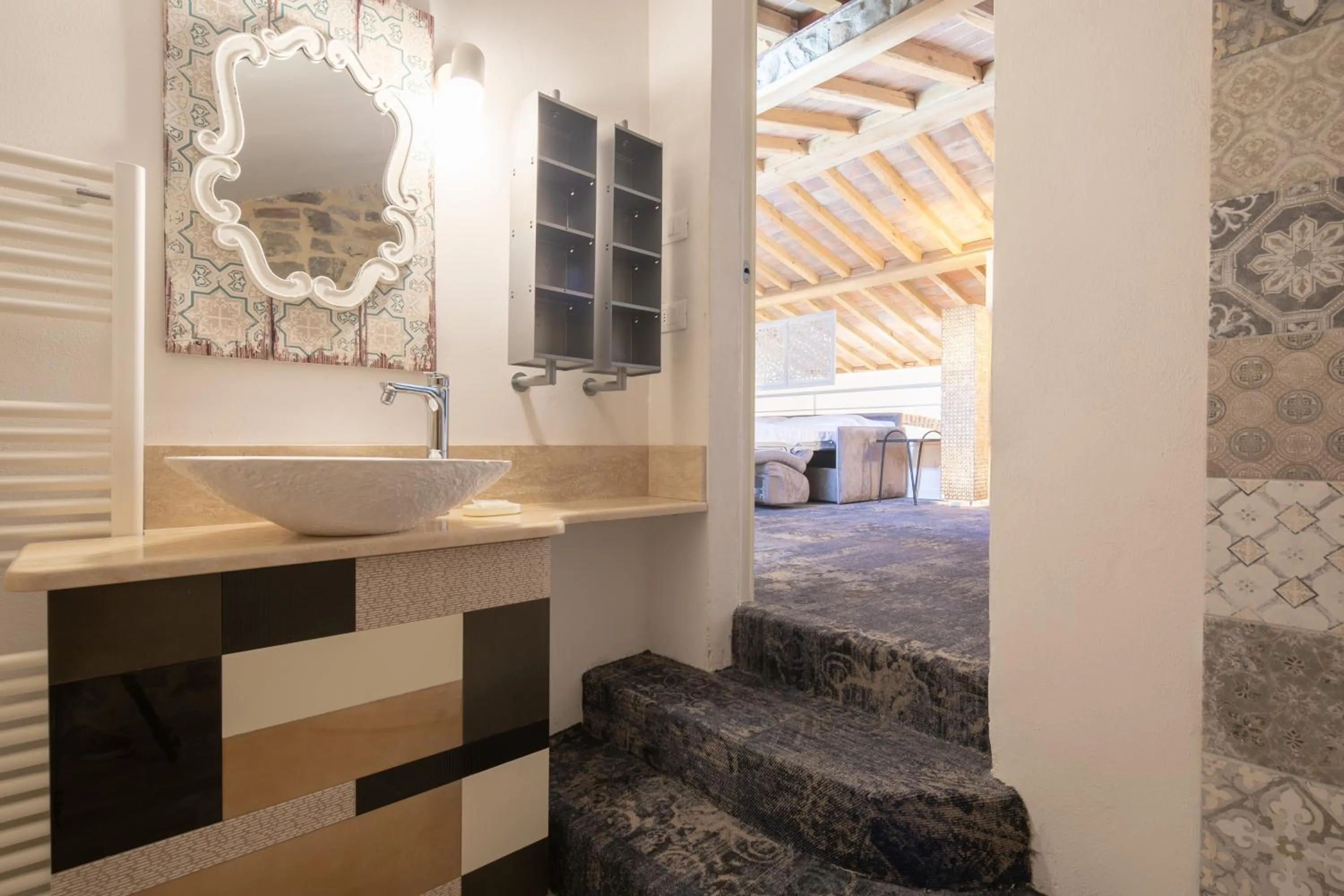 Bathroom in Giglio Apartments by Mmega