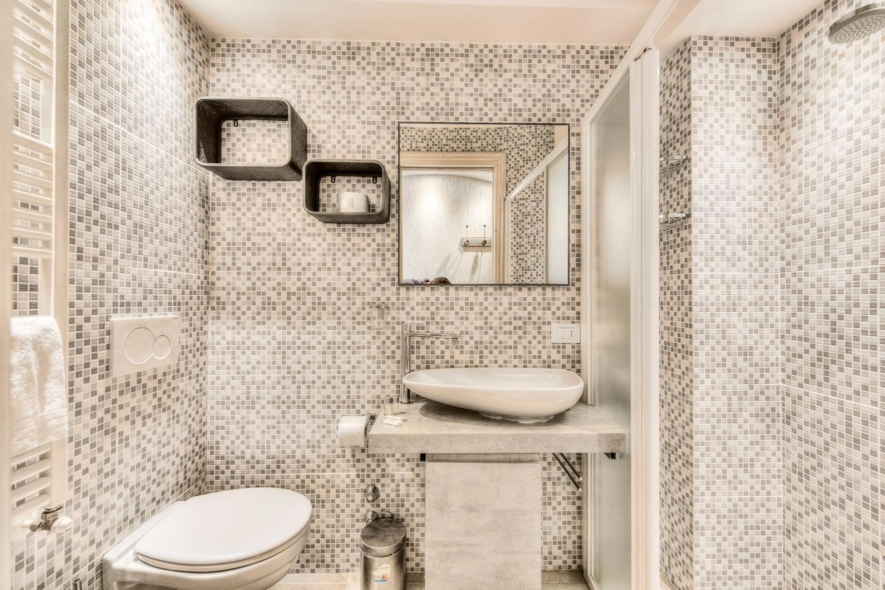 Bathroom in Giglio Apartments by Mmega
