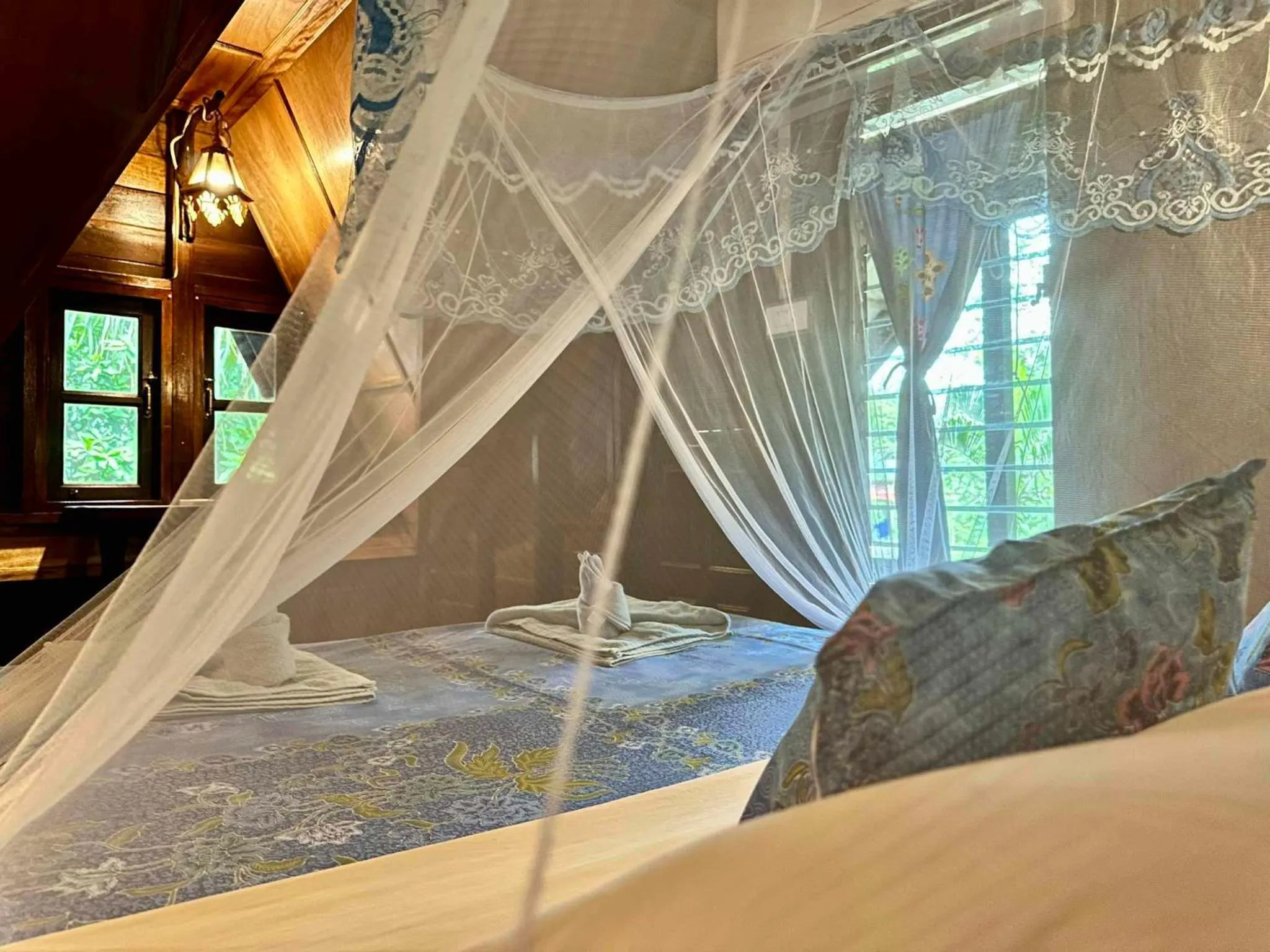 Bed in Sabai Corner Bungalows - SHA Extra Plus