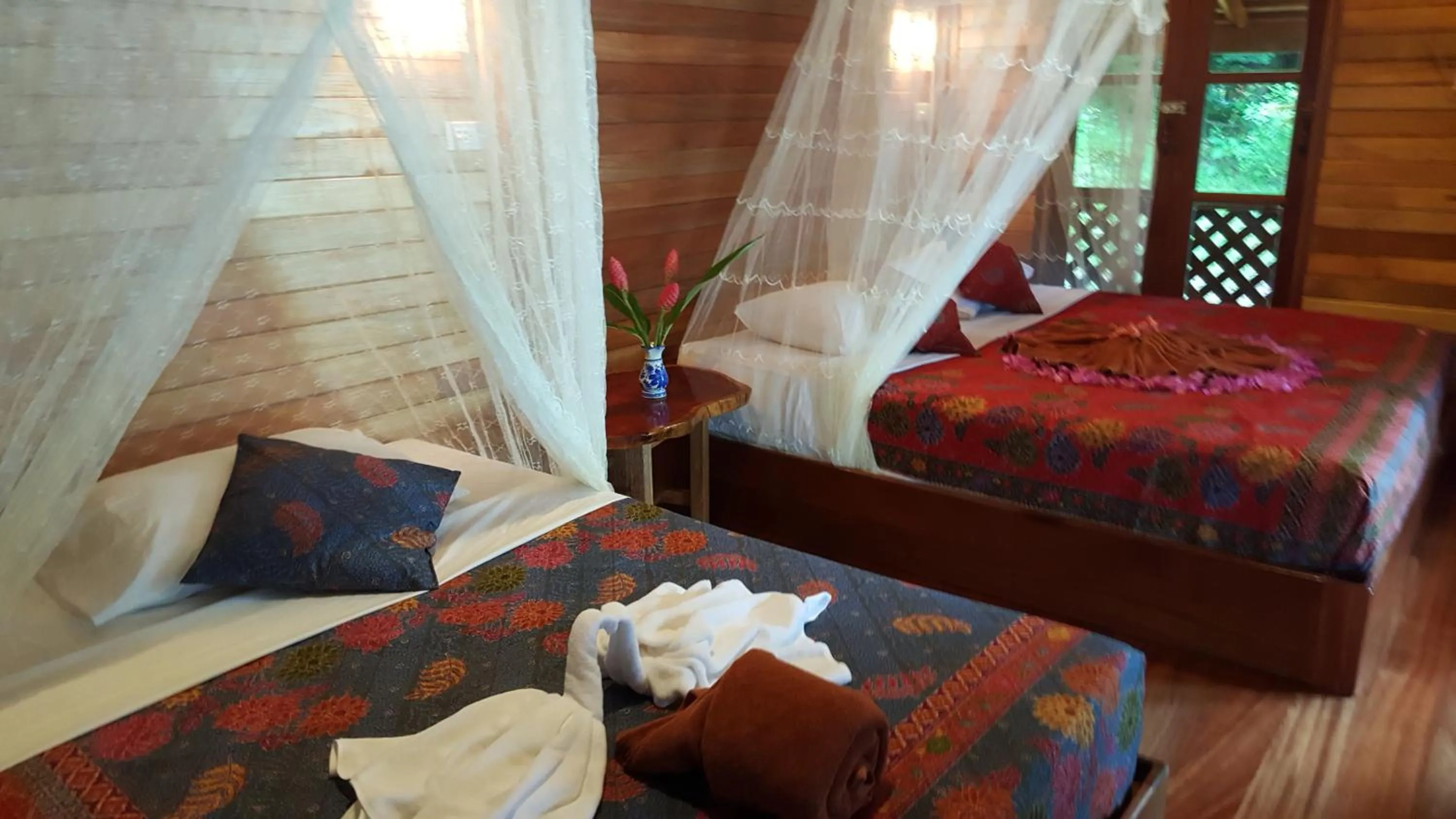 Bed in Sabai Corner Bungalows - SHA Extra Plus