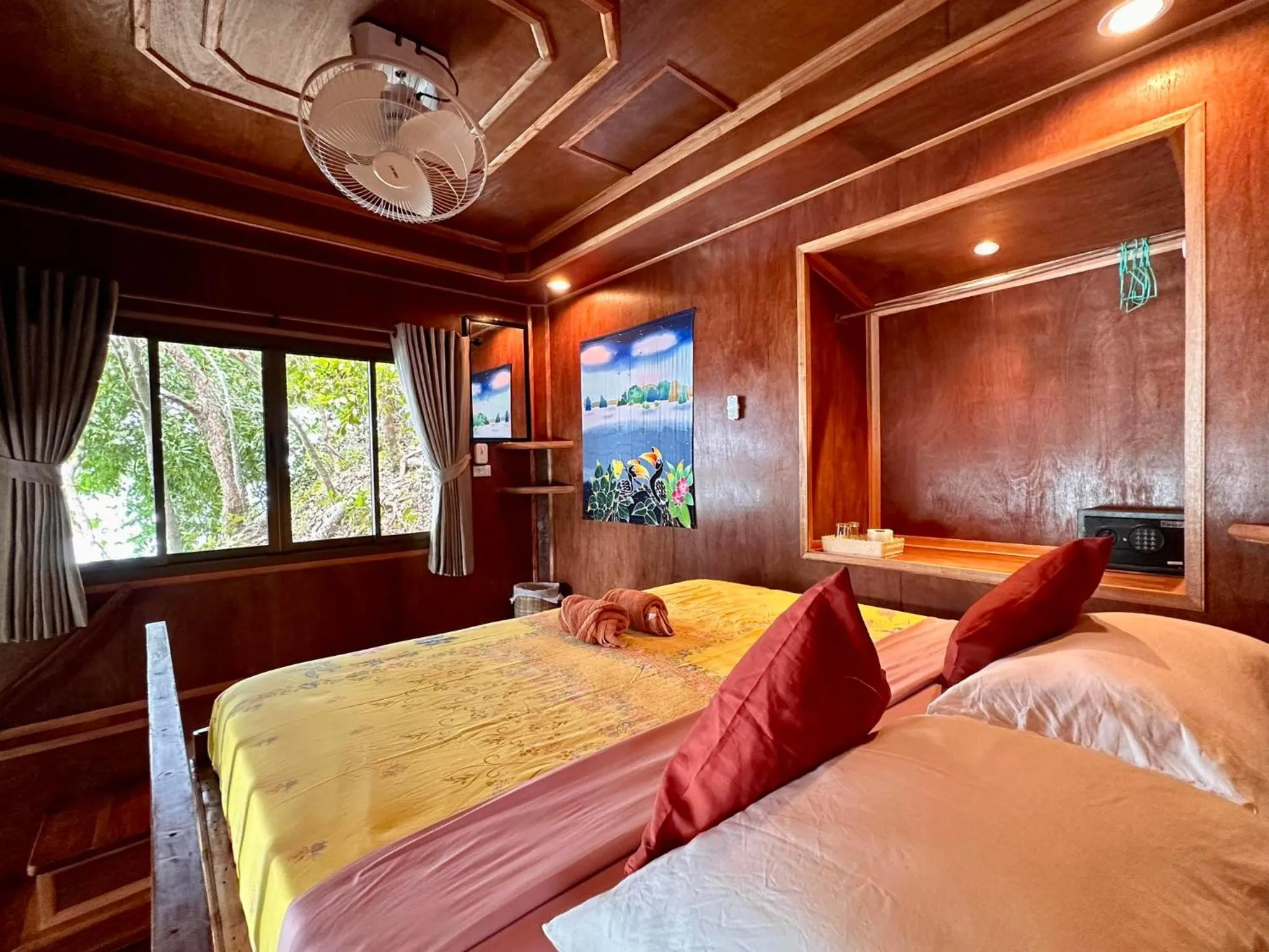 Bed in Sabai Corner Bungalows - SHA Extra Plus