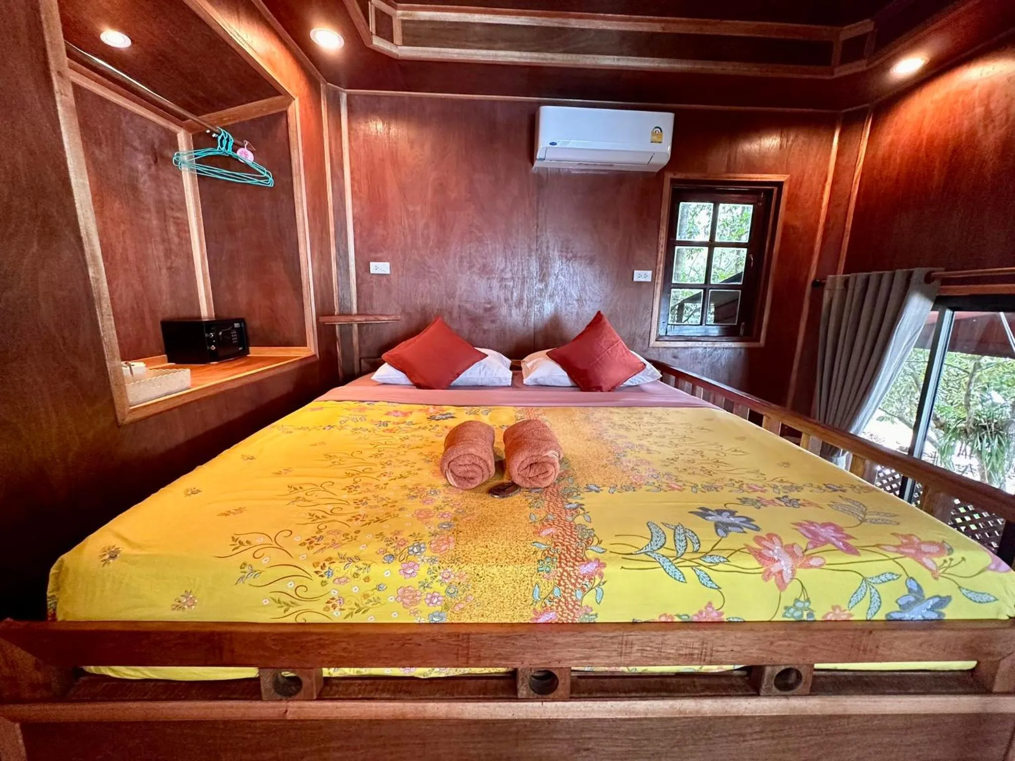 Bed in Sabai Corner Bungalows - SHA Extra Plus
