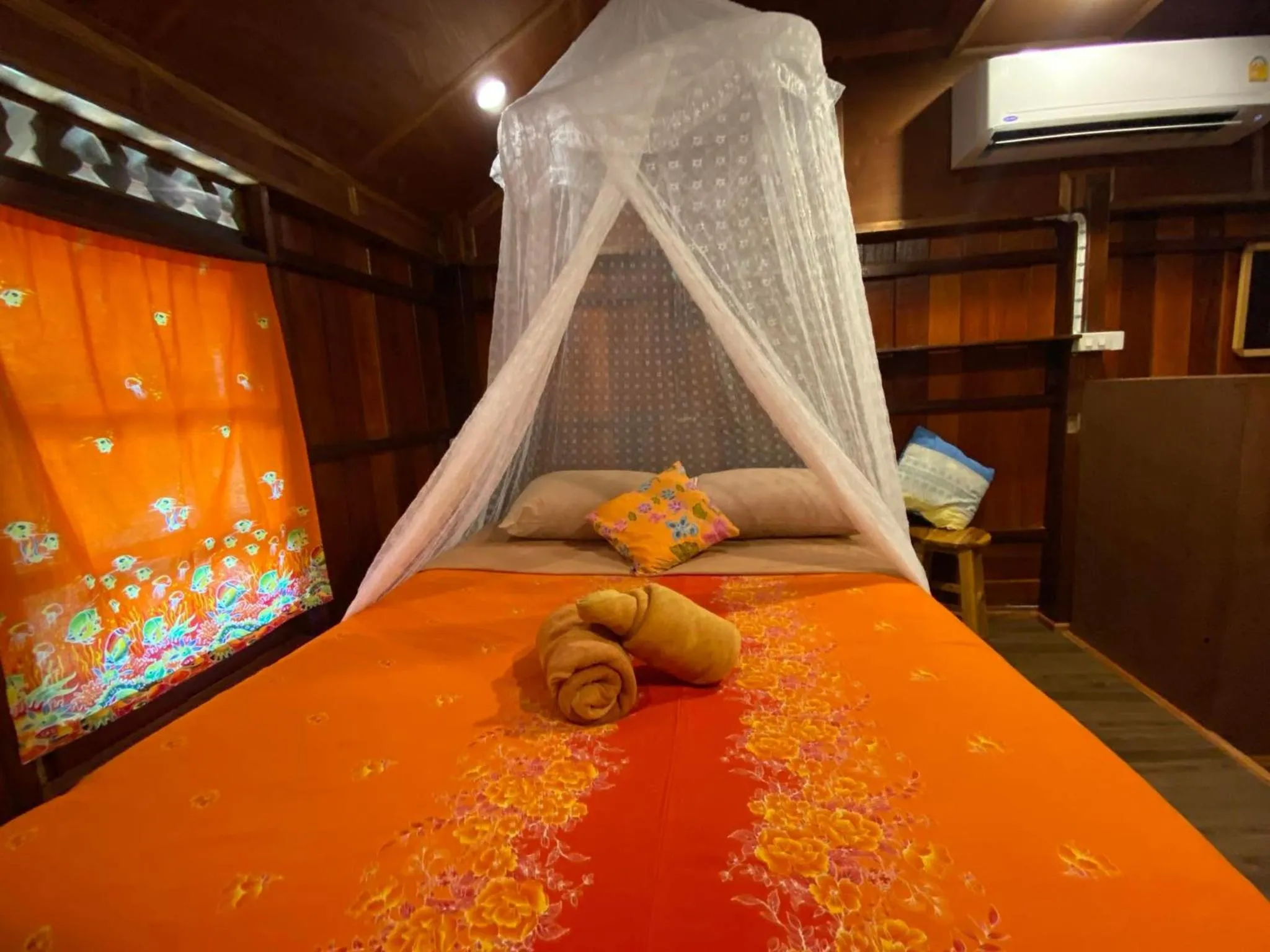 Bed in Sabai Corner Bungalows - SHA Extra Plus