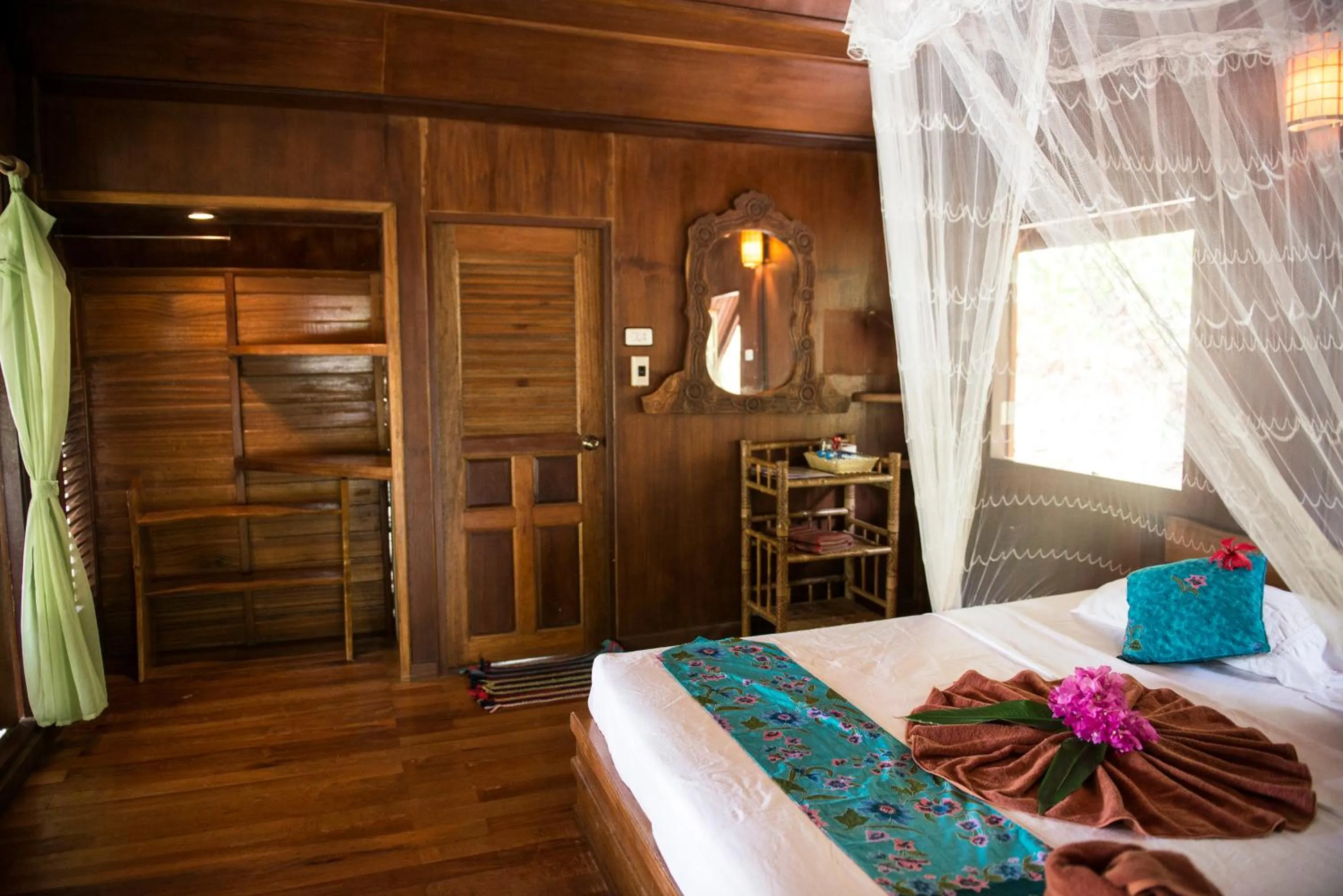 Bed in Sabai Corner Bungalows - SHA Extra Plus