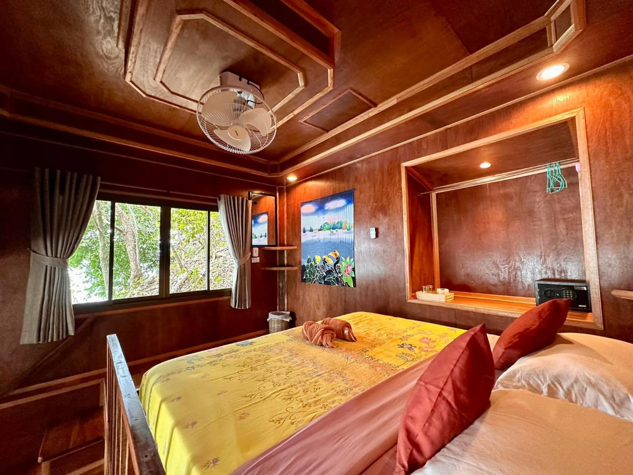 Bed in Sabai Corner Bungalows - SHA Extra Plus