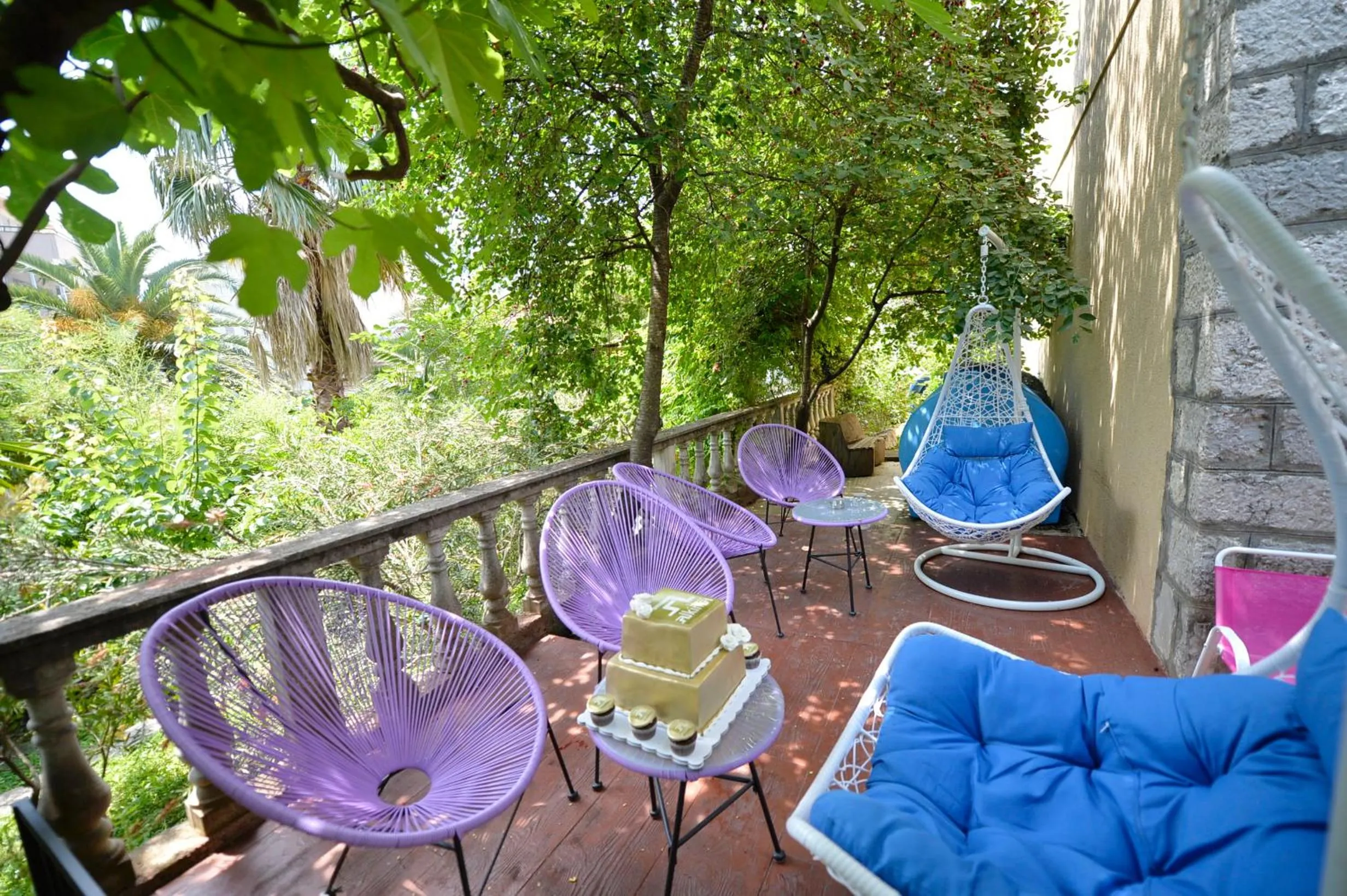 Garden in Hotel Alkima