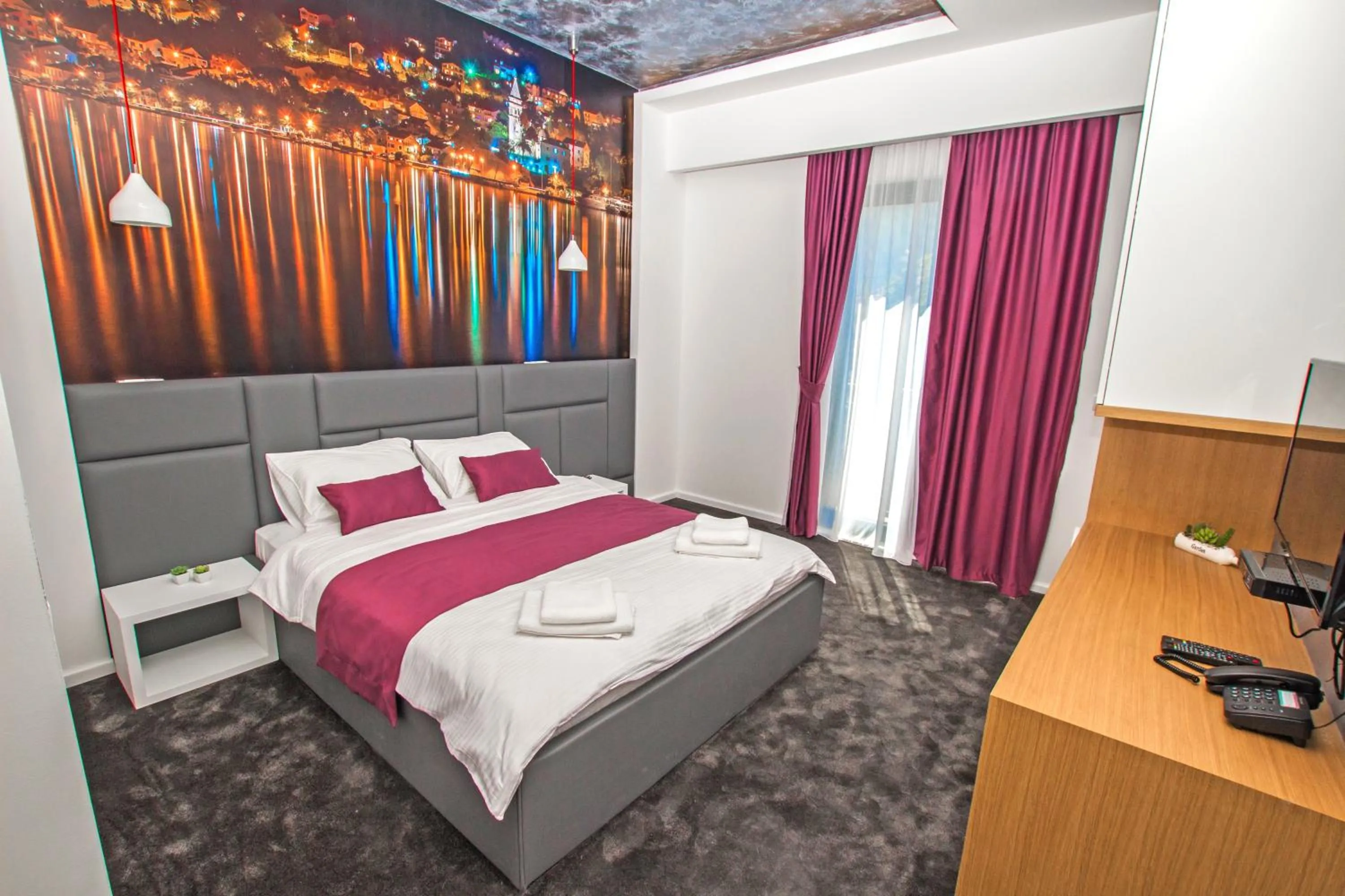 Bedroom, Bed in Hotel Alkima