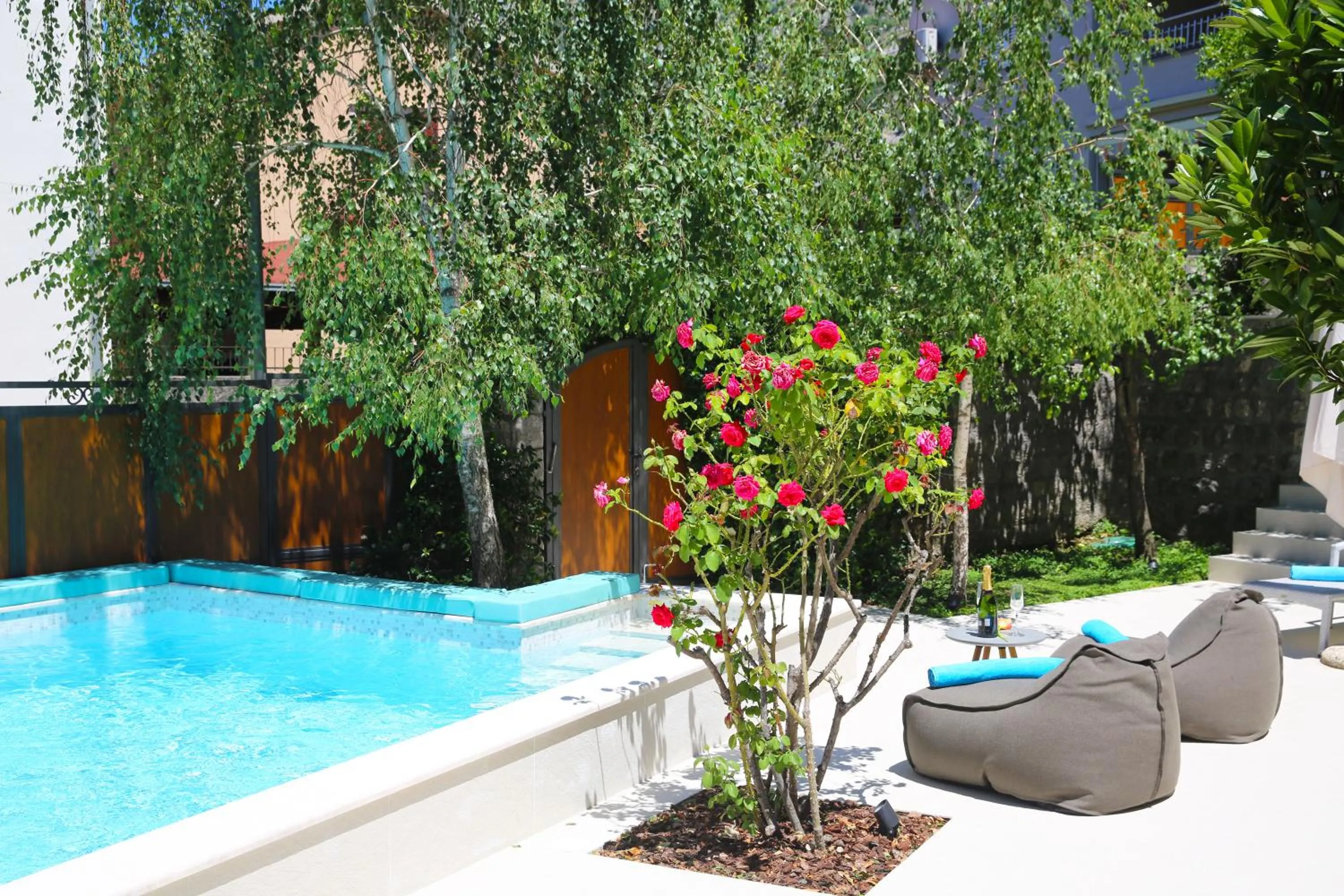 Pool view in Hotel Alkima