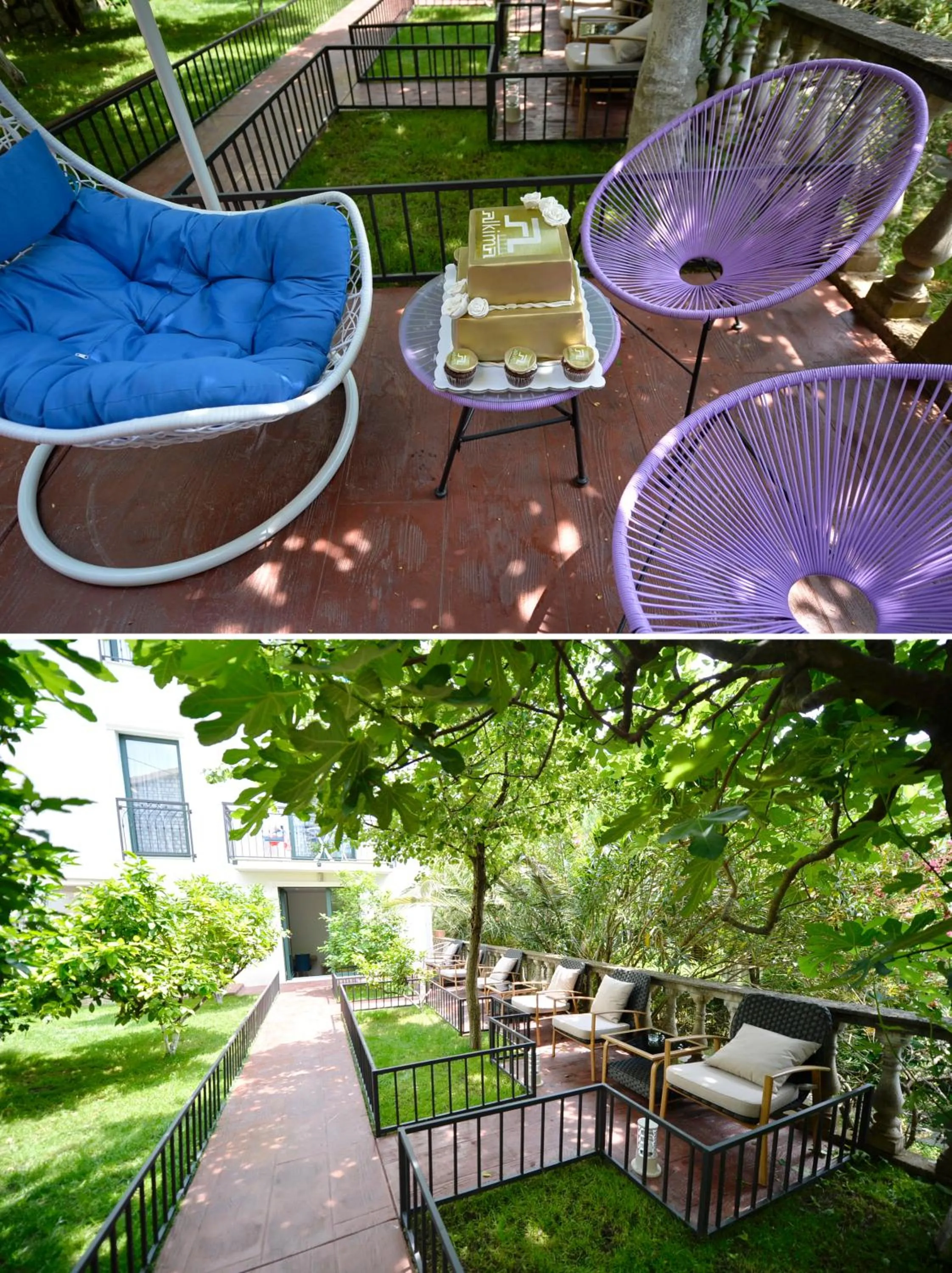 Garden in Hotel Alkima