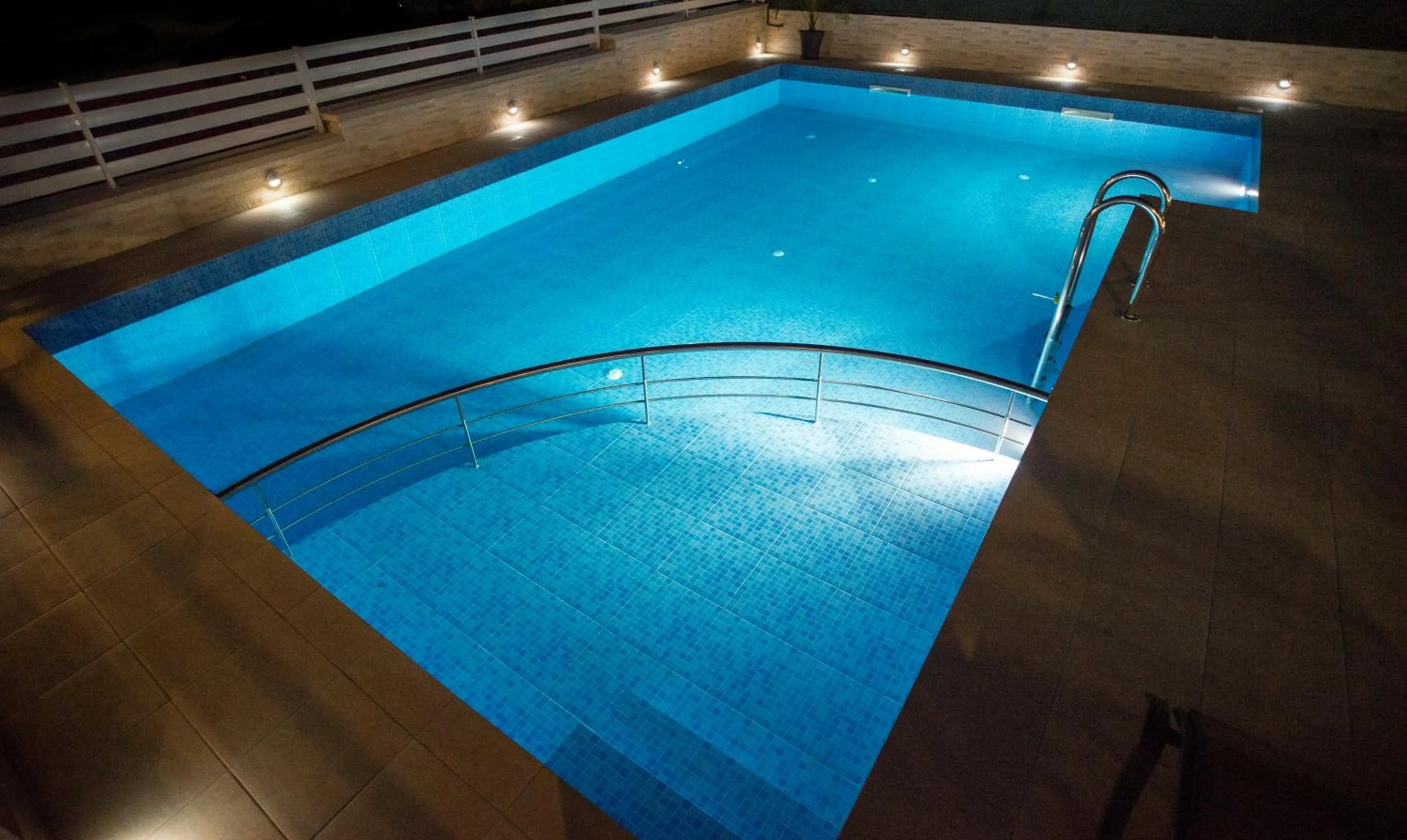 Swimming pool in Naiades Luxury Apartments
