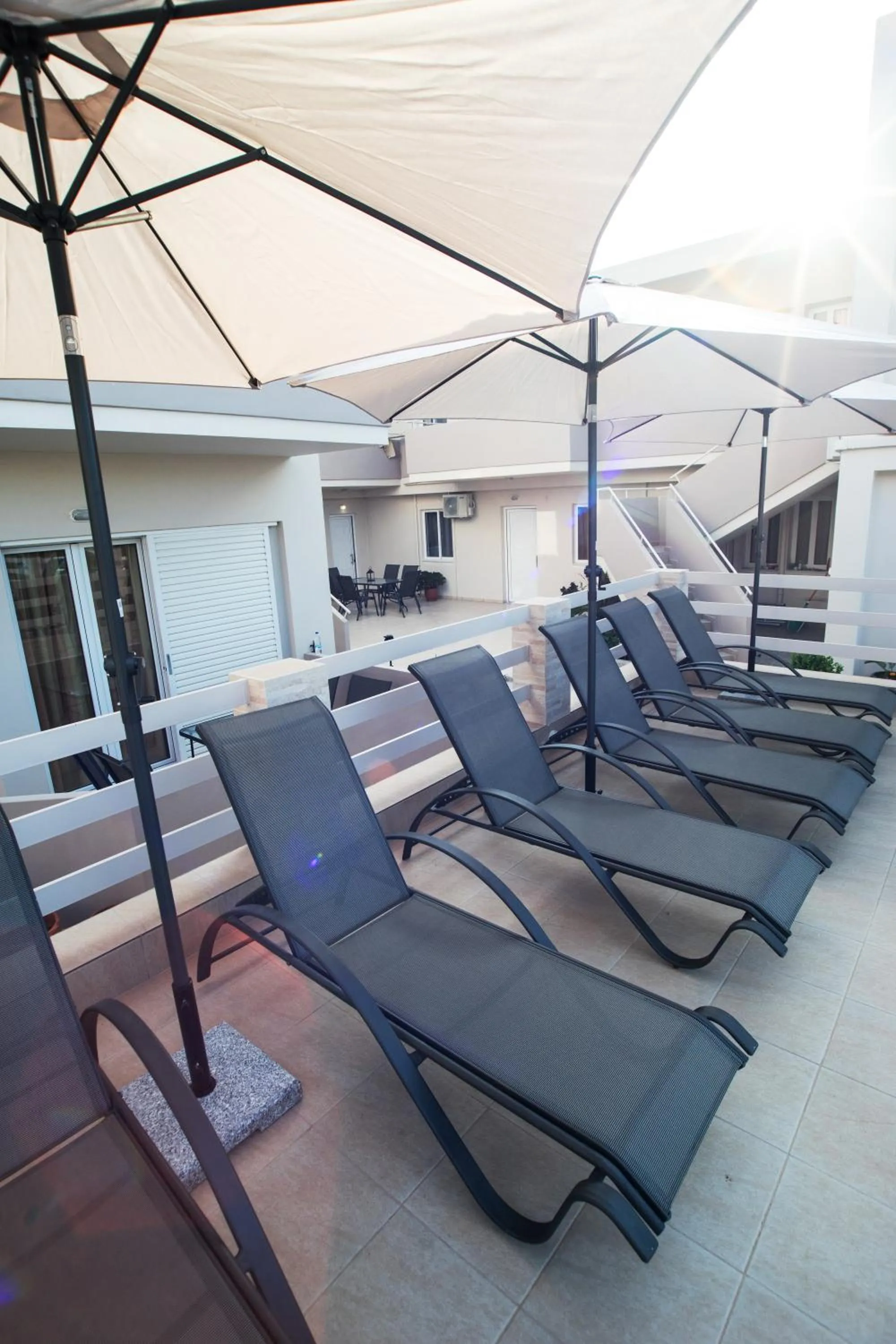 Swimming pool in Naiades Luxury Apartments