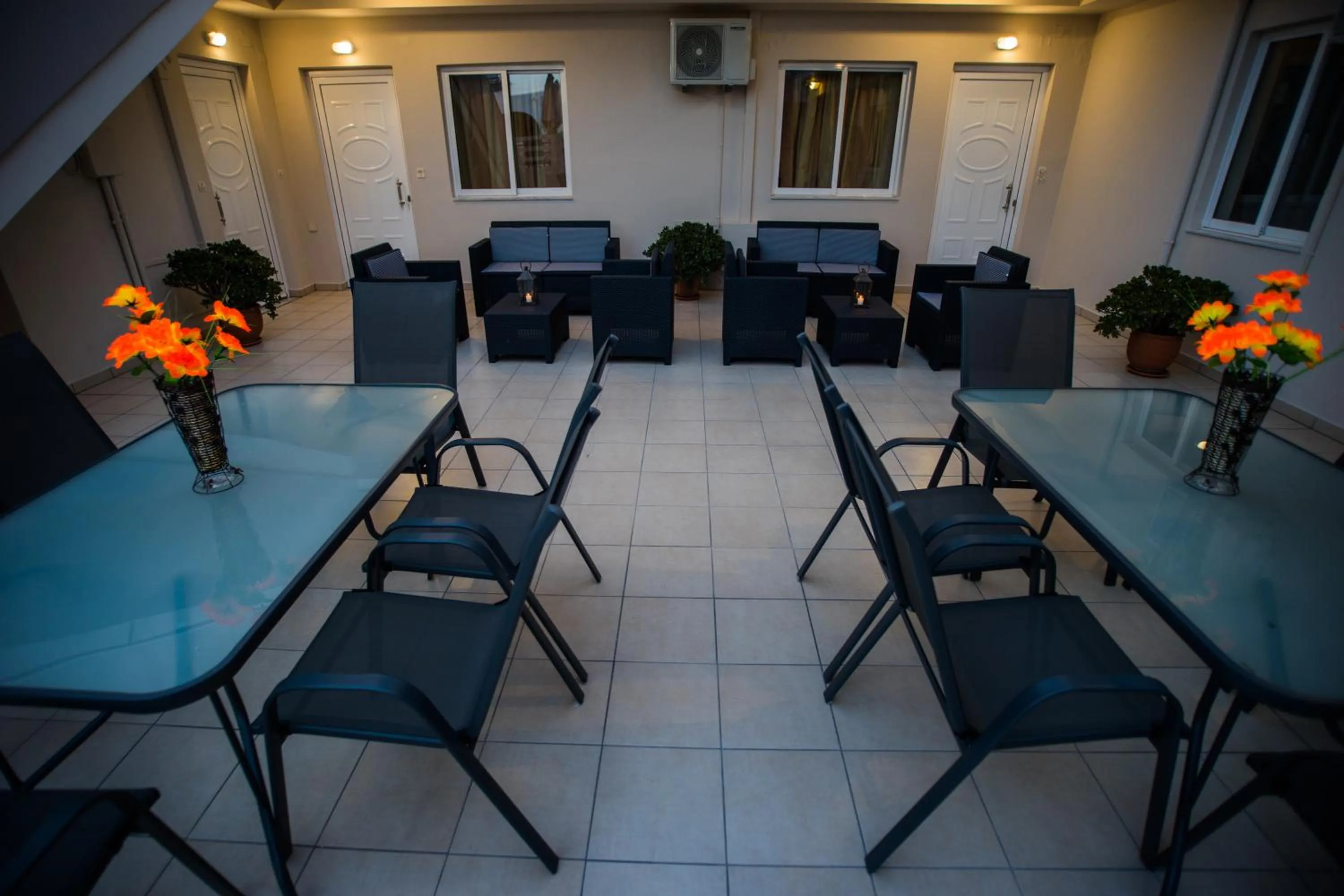 Patio in Naiades Luxury Apartments