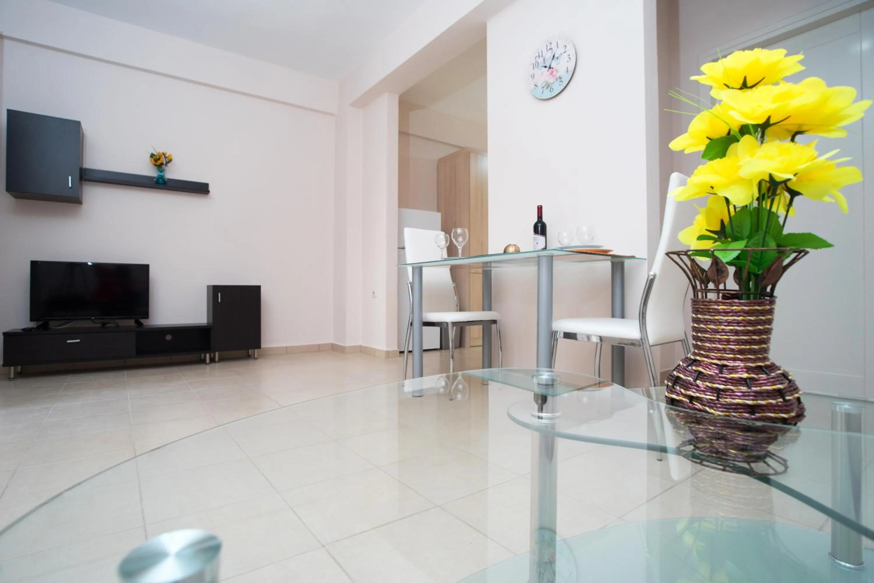 Dining area in Naiades Luxury Apartments