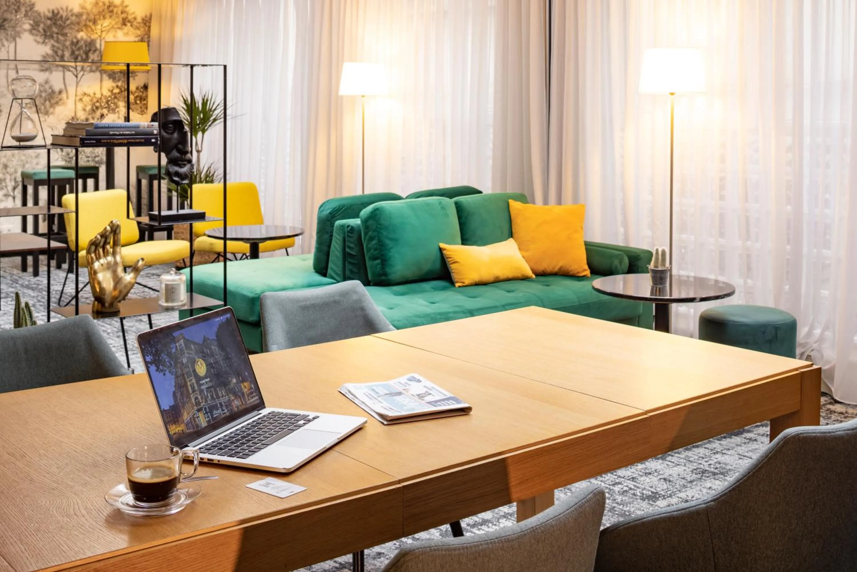 Seating area in Hotel Residence Europe & Spa