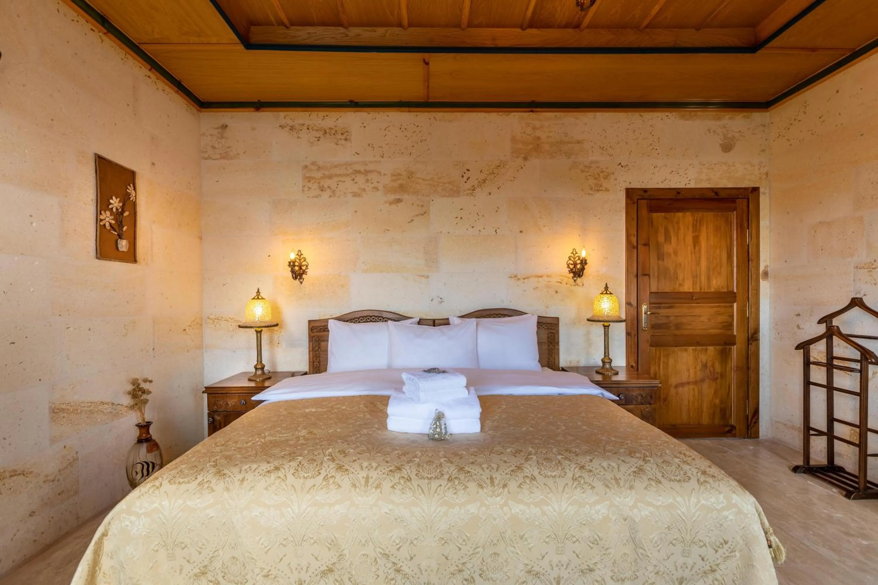 Bed in Esens Stone House