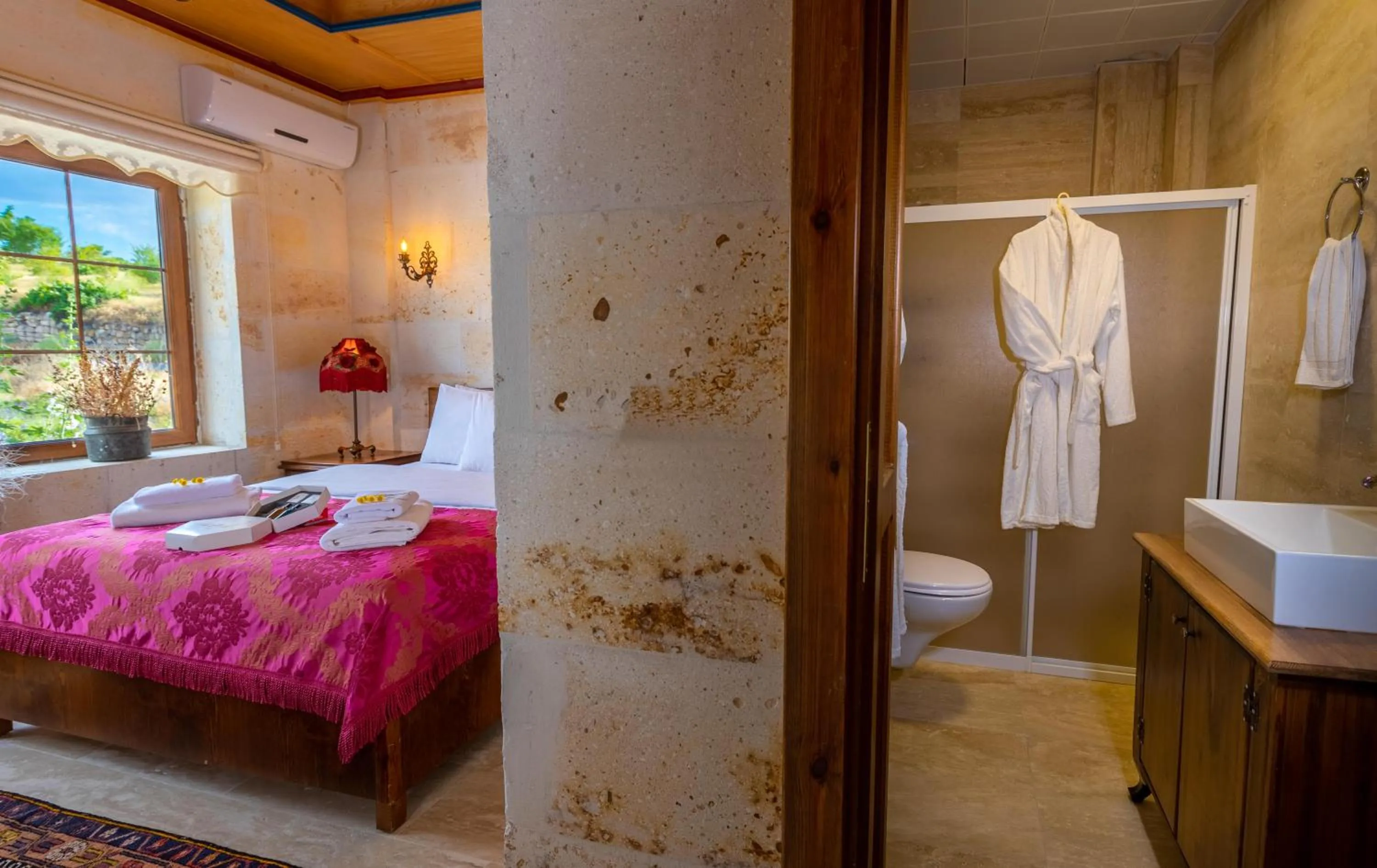 Bed in Esens Stone House