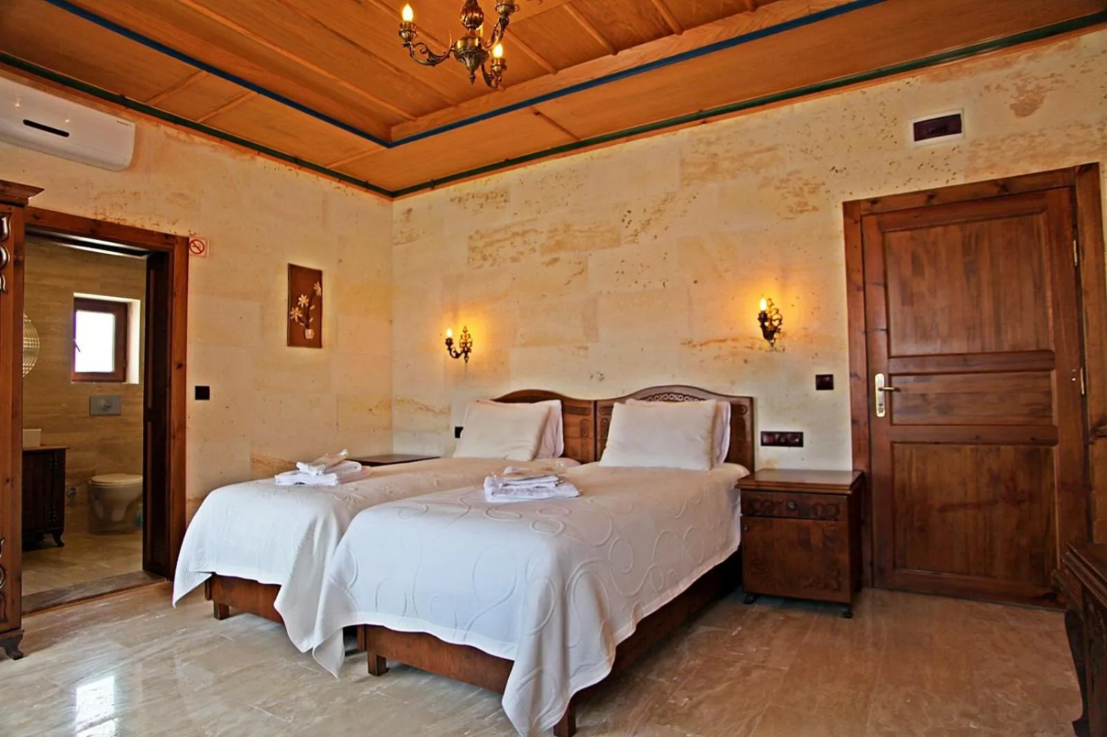 Bed in Esens Stone House