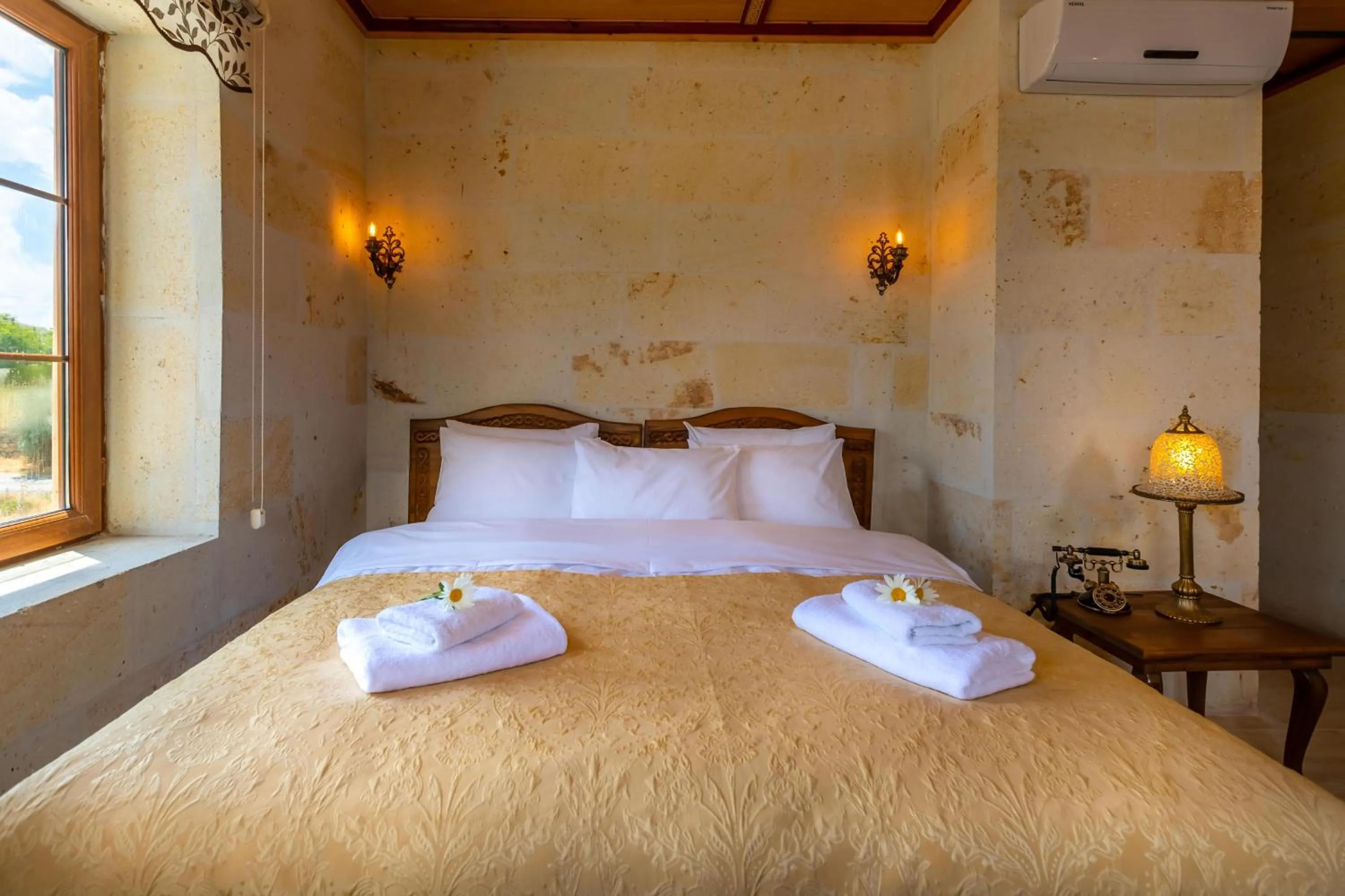 Bed in Esens Stone House