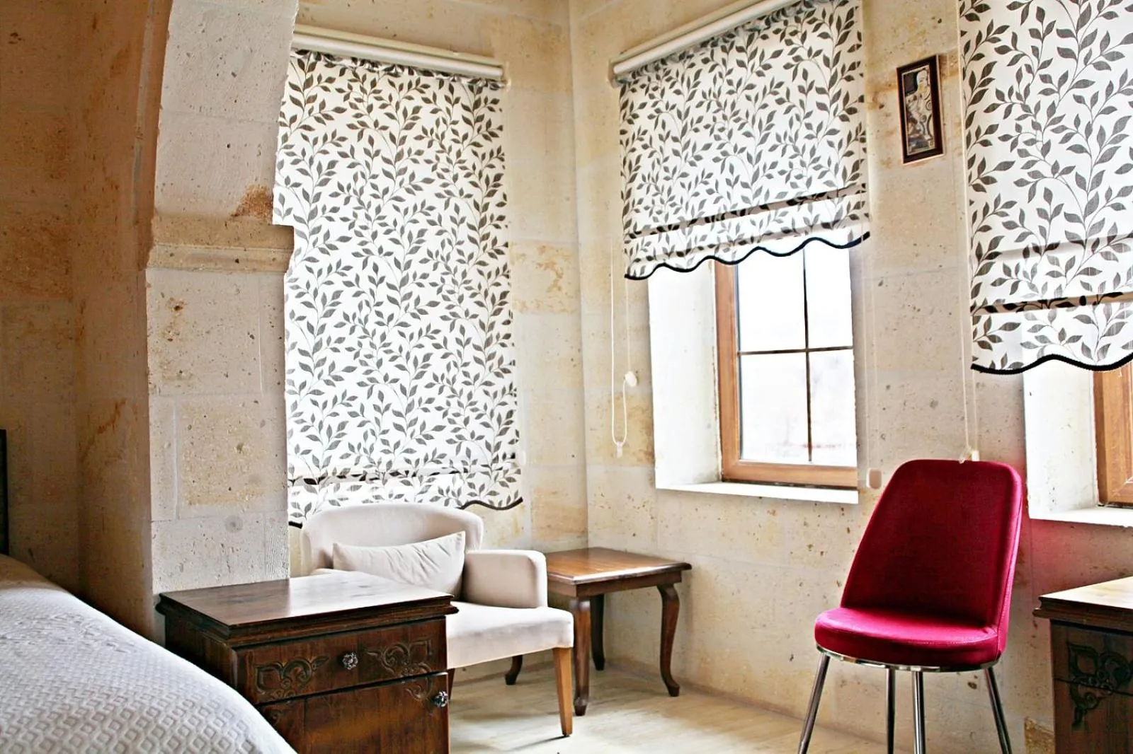 Bed in Esens Stone House