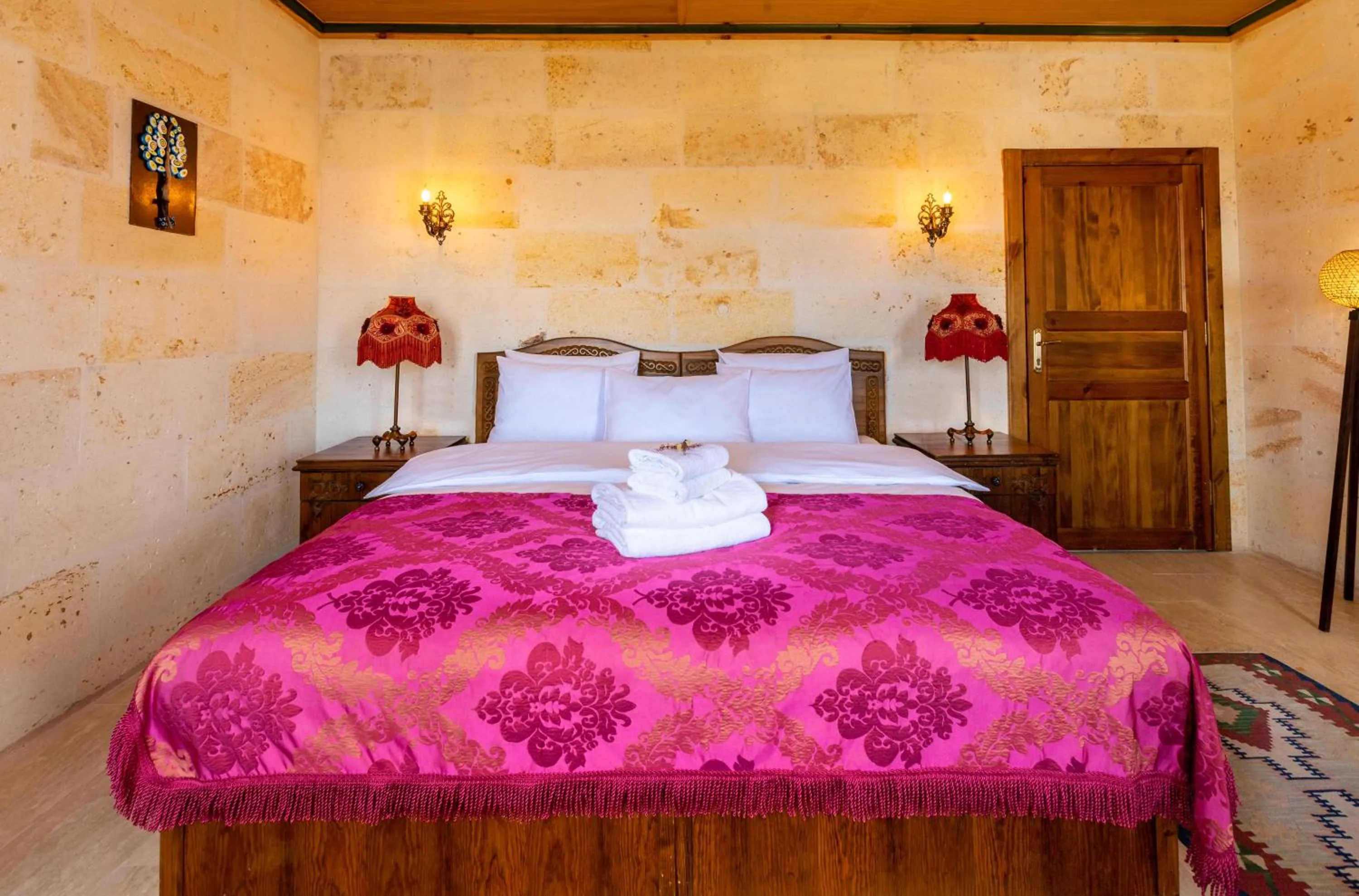 Bed in Esens Stone House