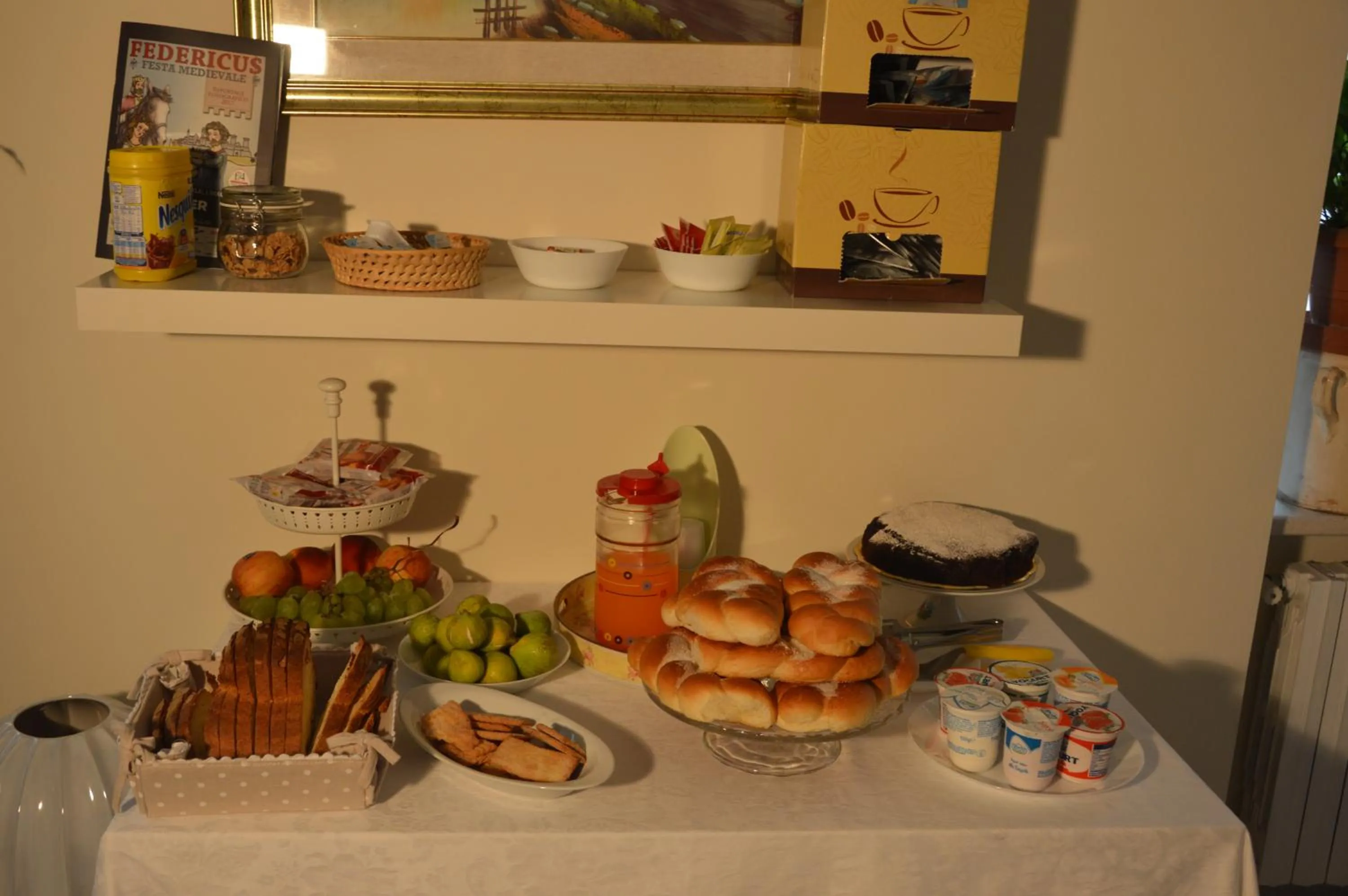 Restaurant/places to eat in B&B La Colomba