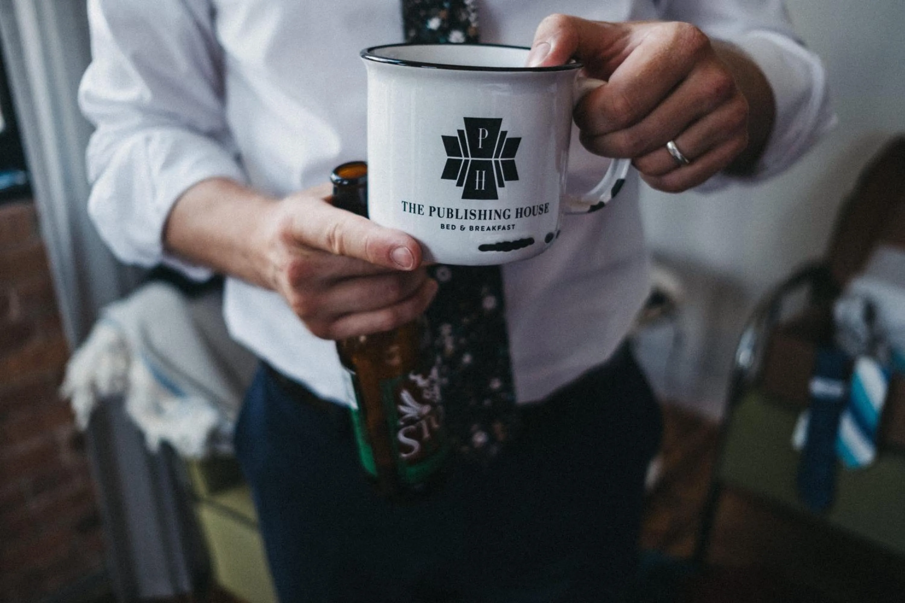 Decorative detail in The Publishing House Bed and Breakfast
