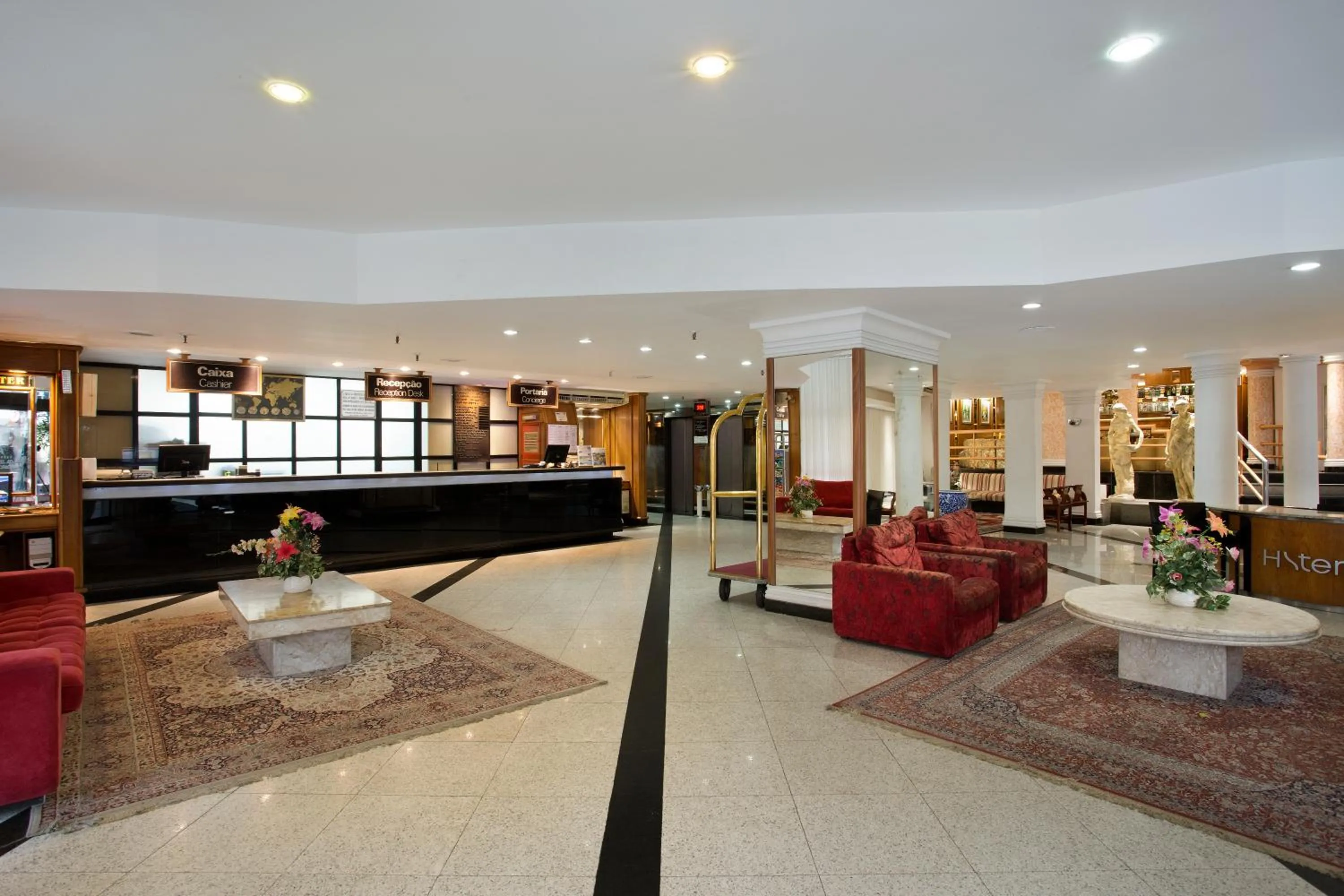 Lobby or reception in Hotel Atlântico Copacabana