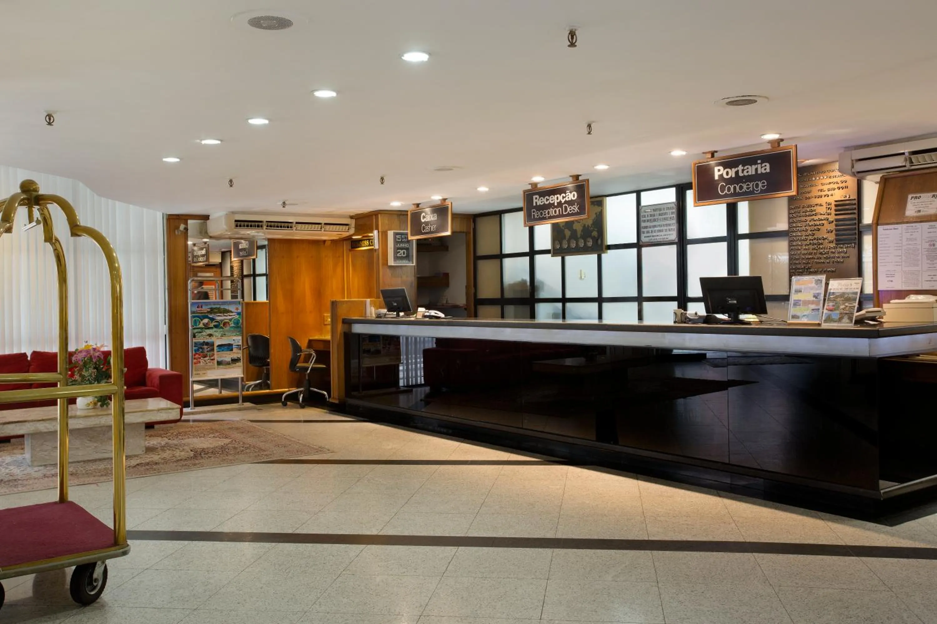 Lobby or reception in Hotel Atlântico Copacabana