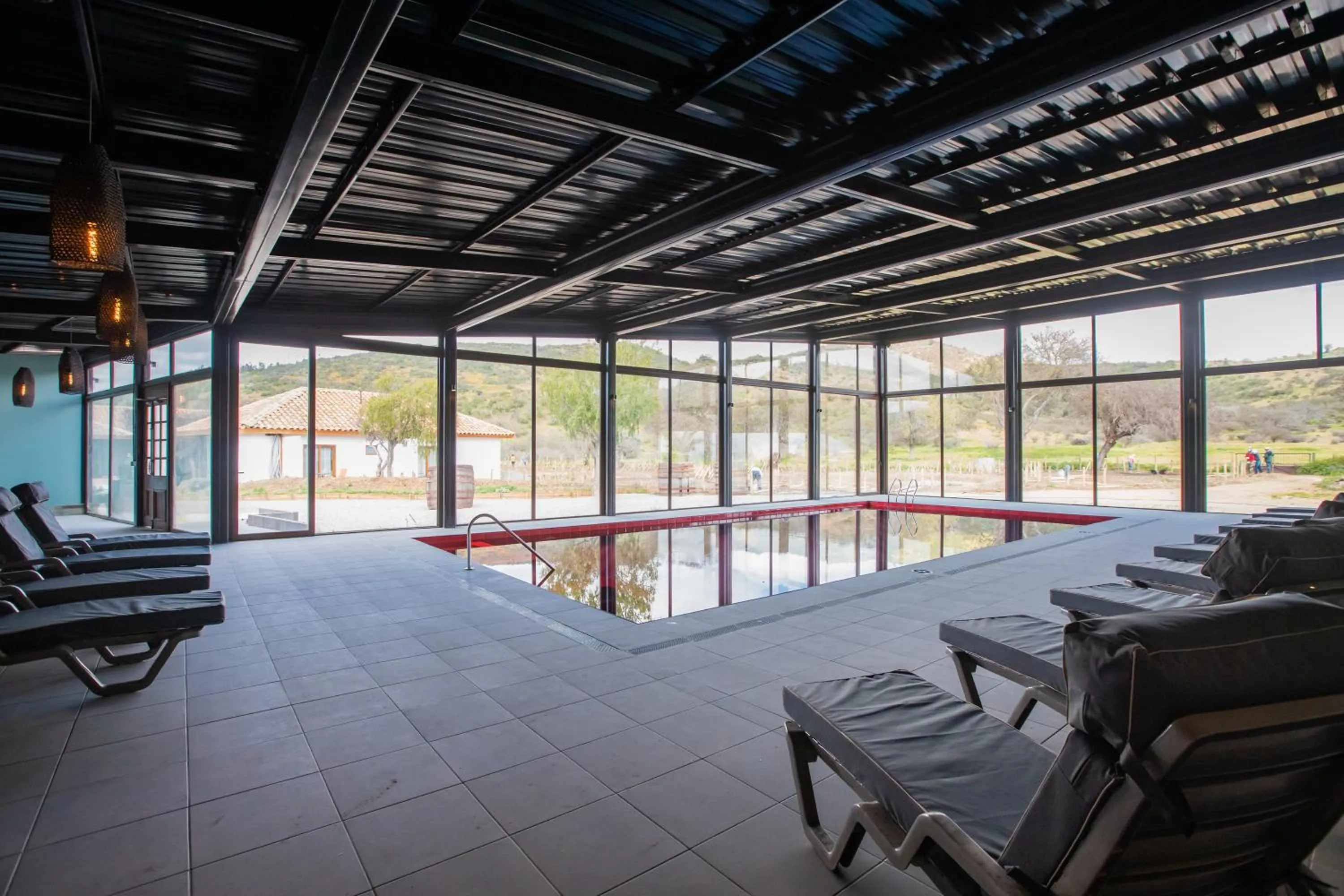 Swimming pool in Hotel Boutique BC Wine Casablanca