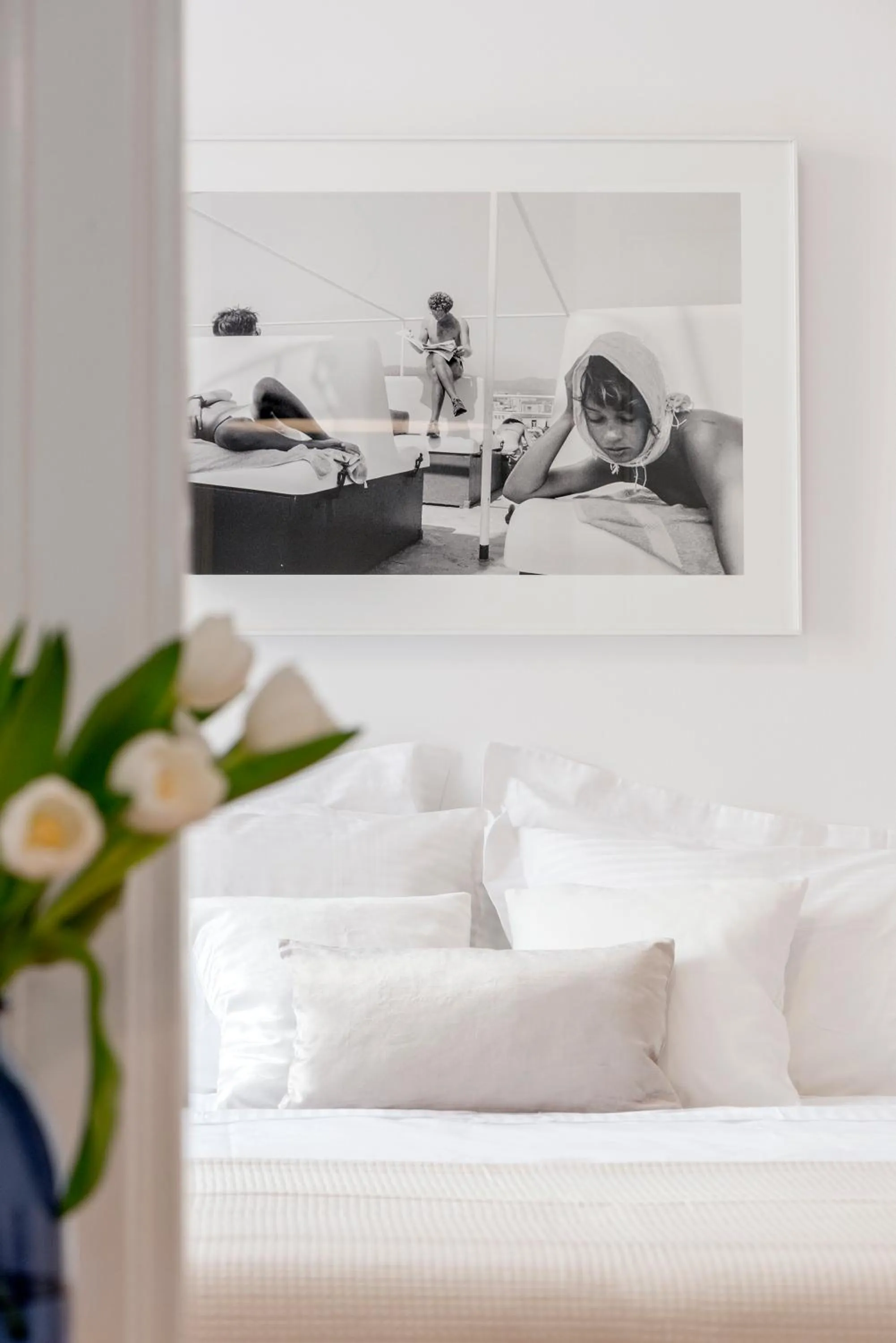 Decorative detail, Bed in Athens Residence Apartments