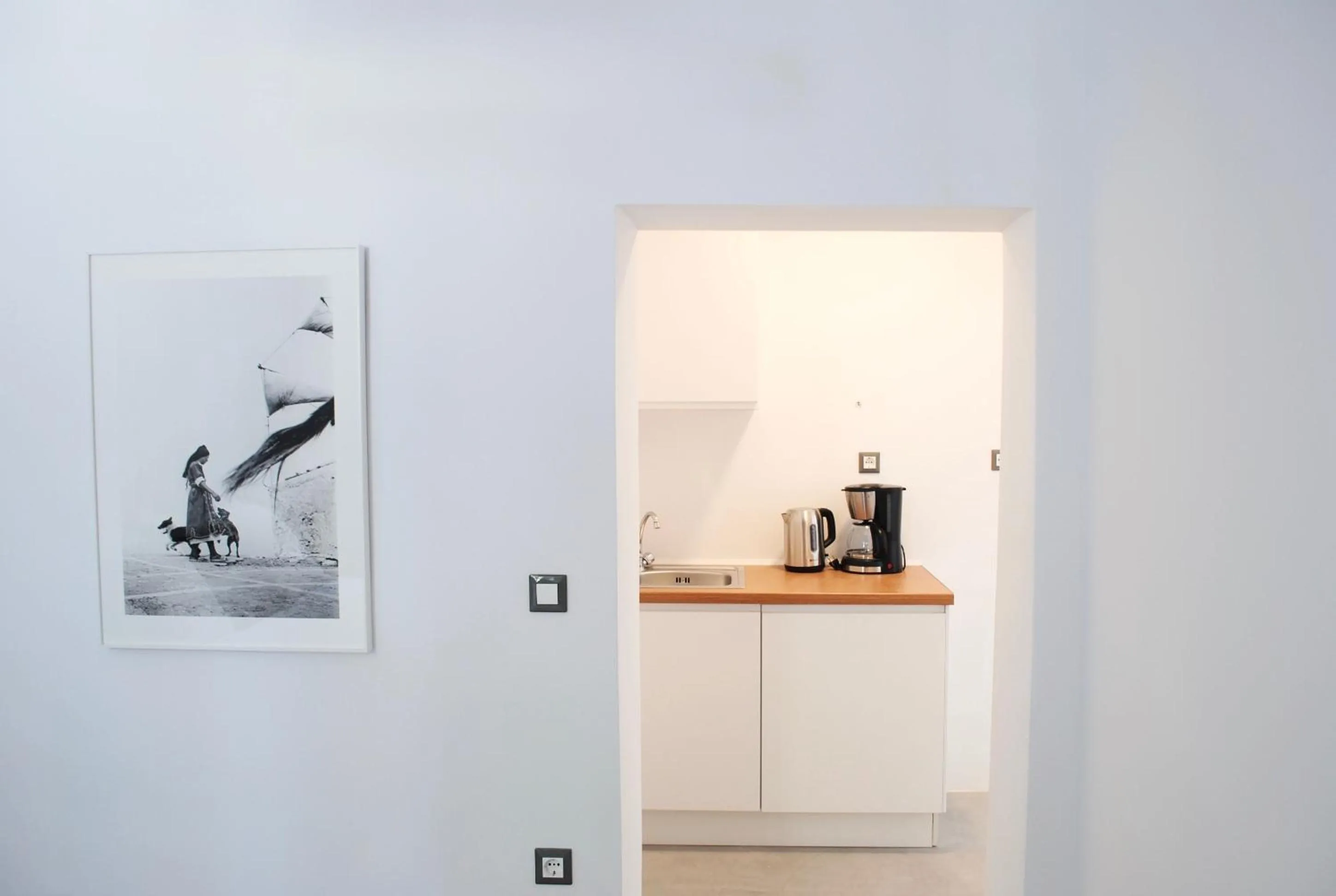 Kitchen or kitchenette in Athens Residence Apartments