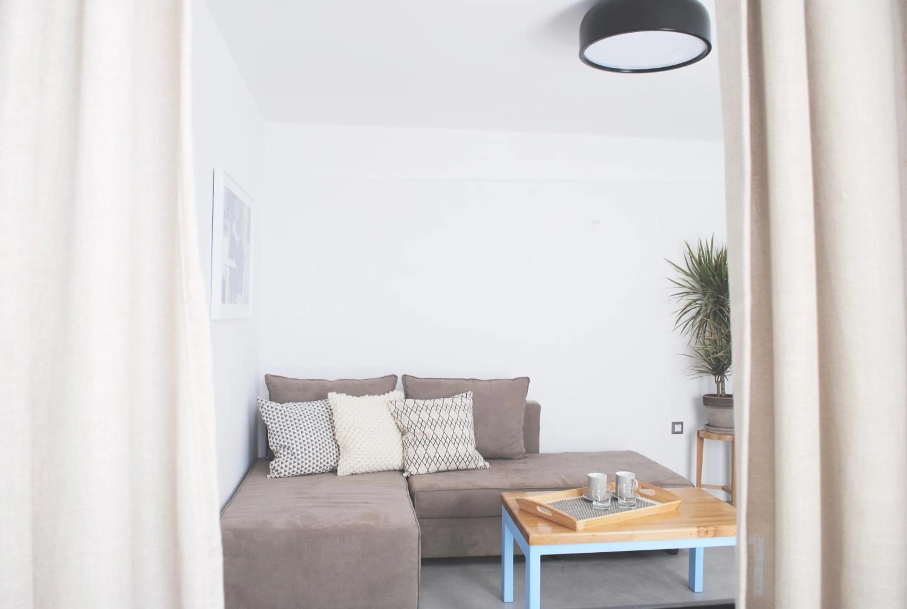 Living room in Athens Residence Apartments