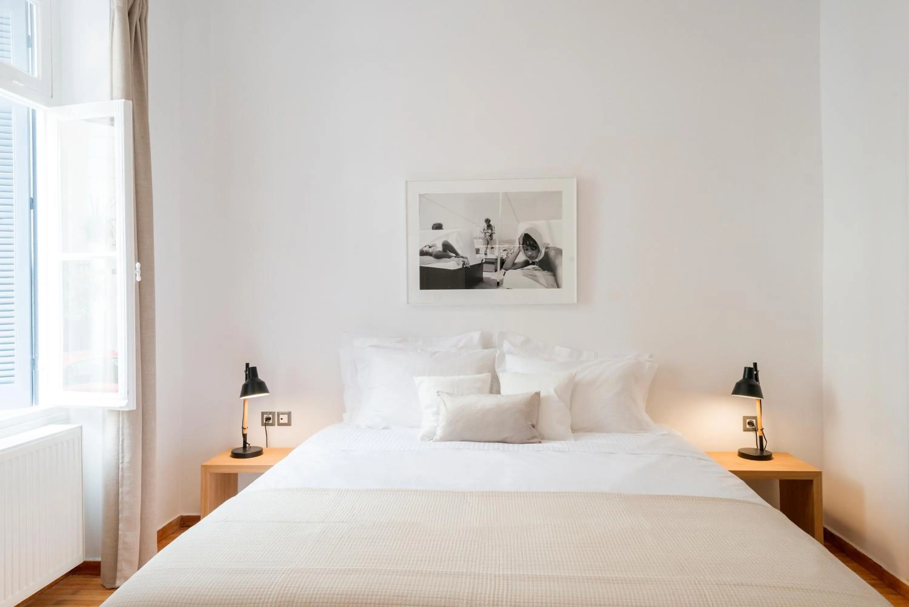 Bedroom, Bed in Athens Residence Apartments