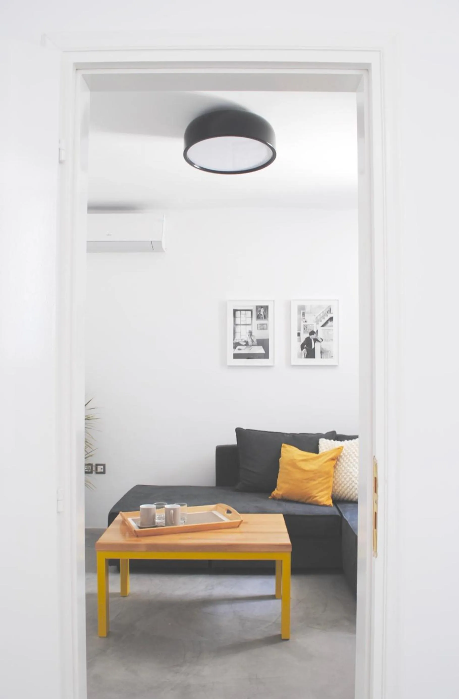 Living room in Athens Residence Apartments