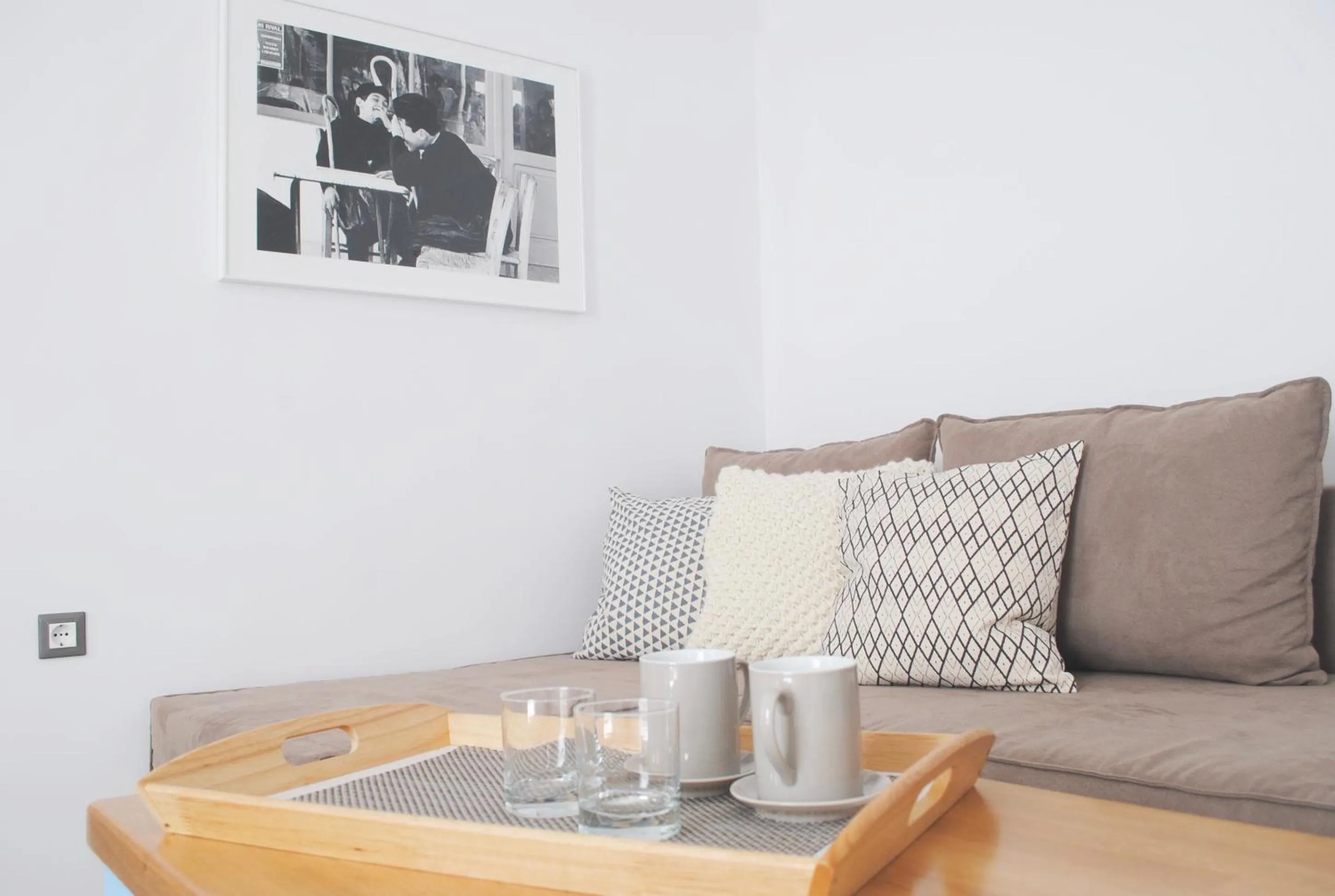 Living room in Athens Residence Apartments