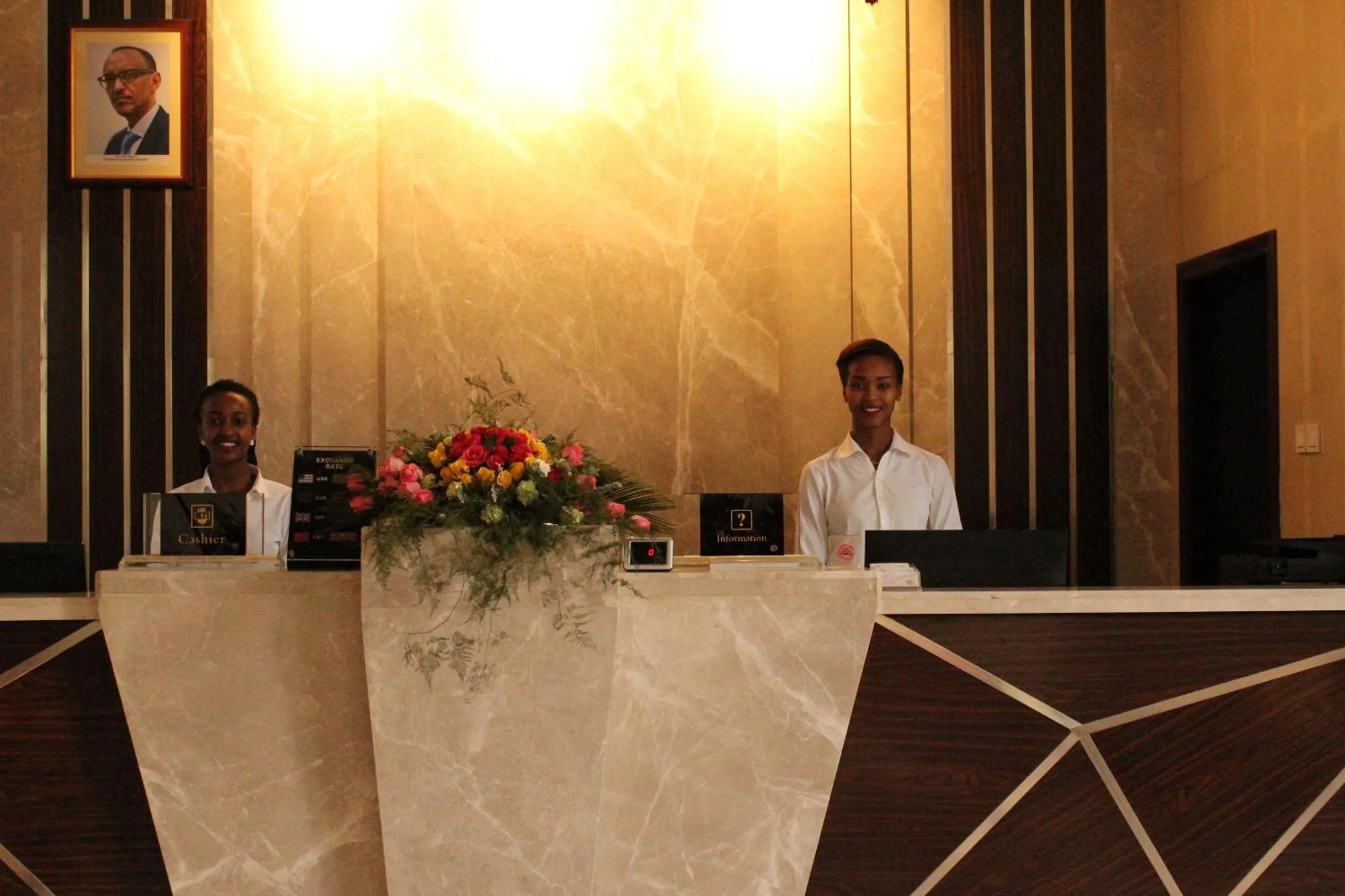 Lobby or reception in Dmall Hotel