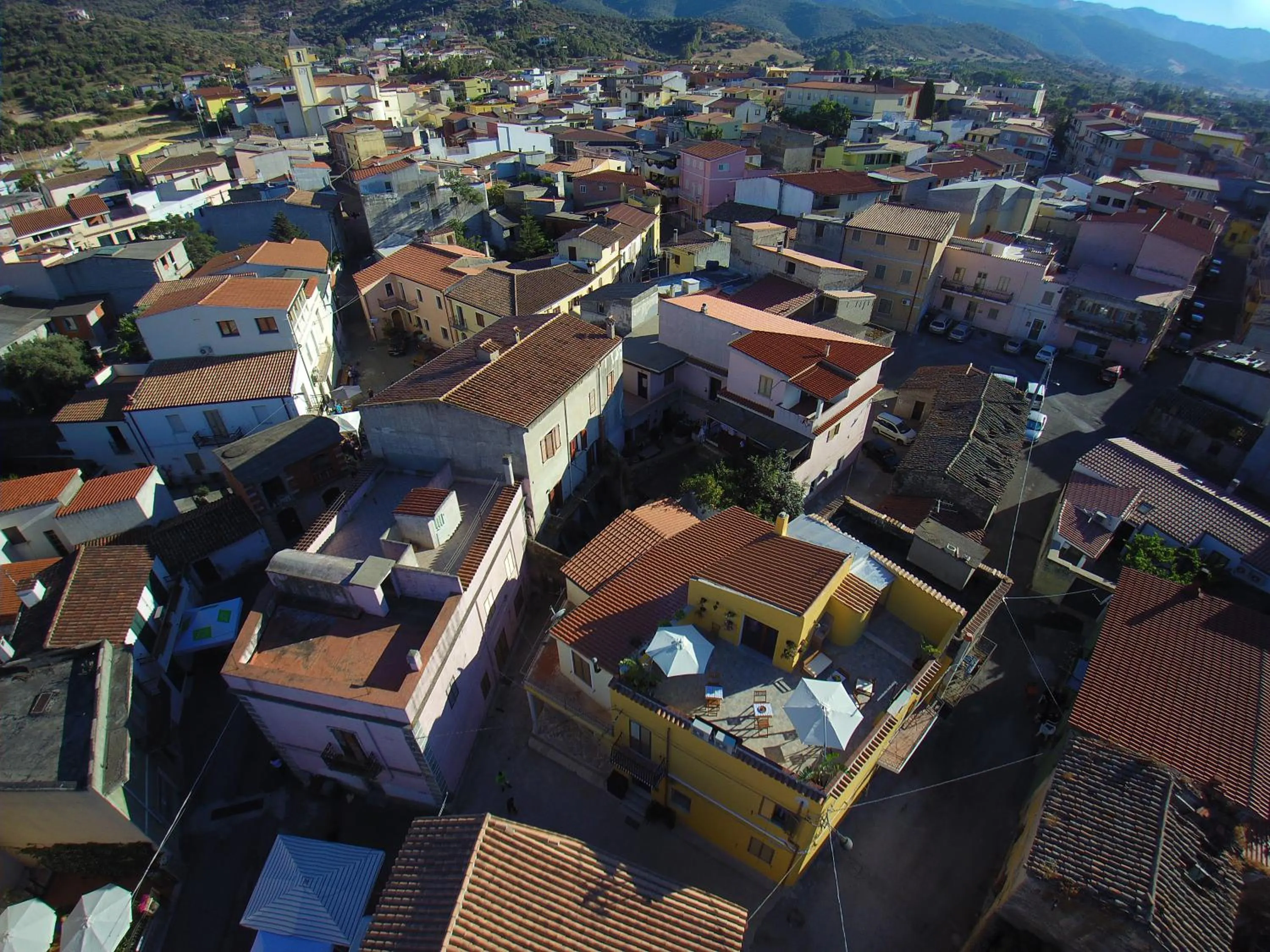 Bird's eye view in b&b Franzisca