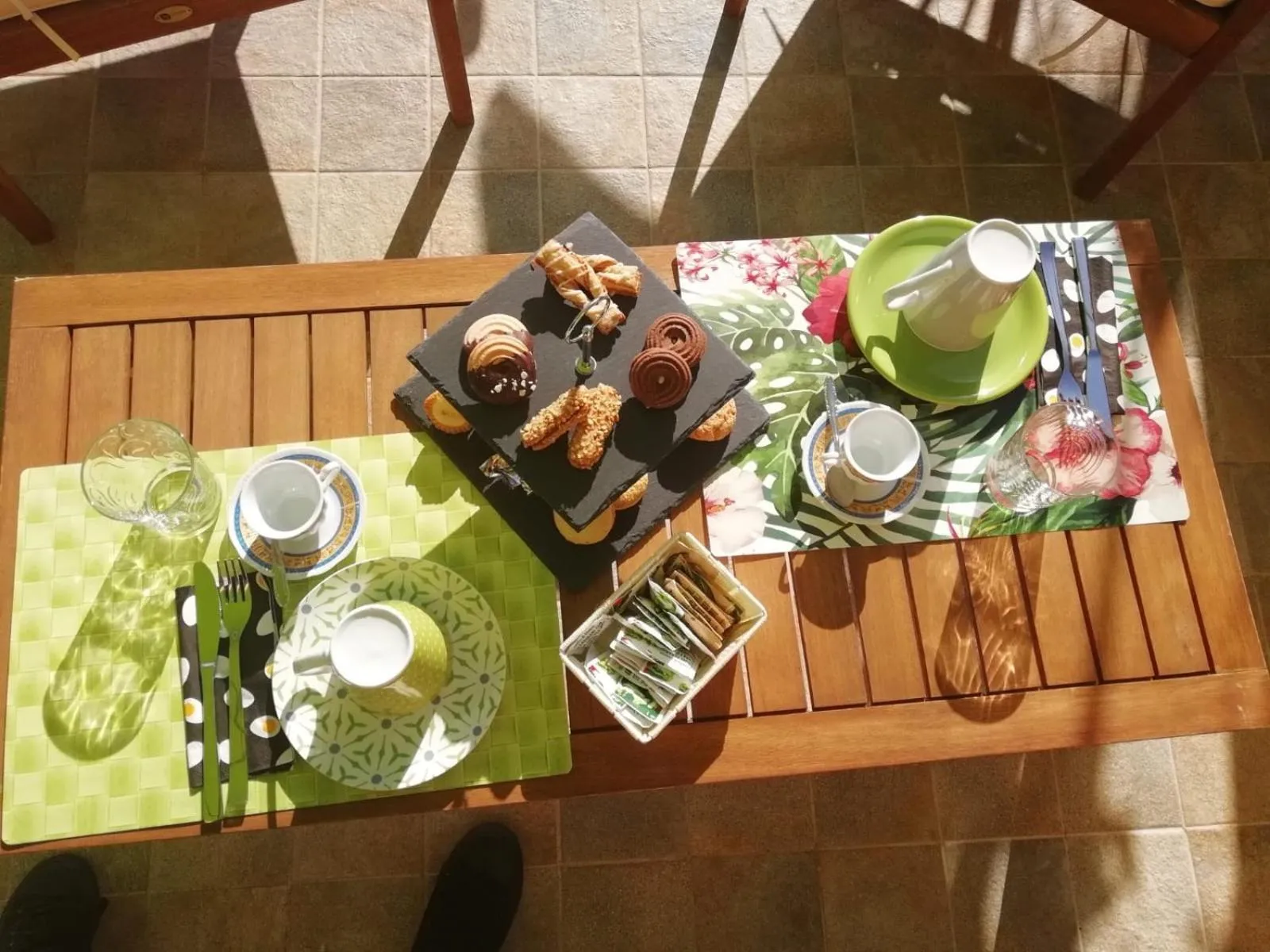 Buffet breakfast in b&b Franzisca